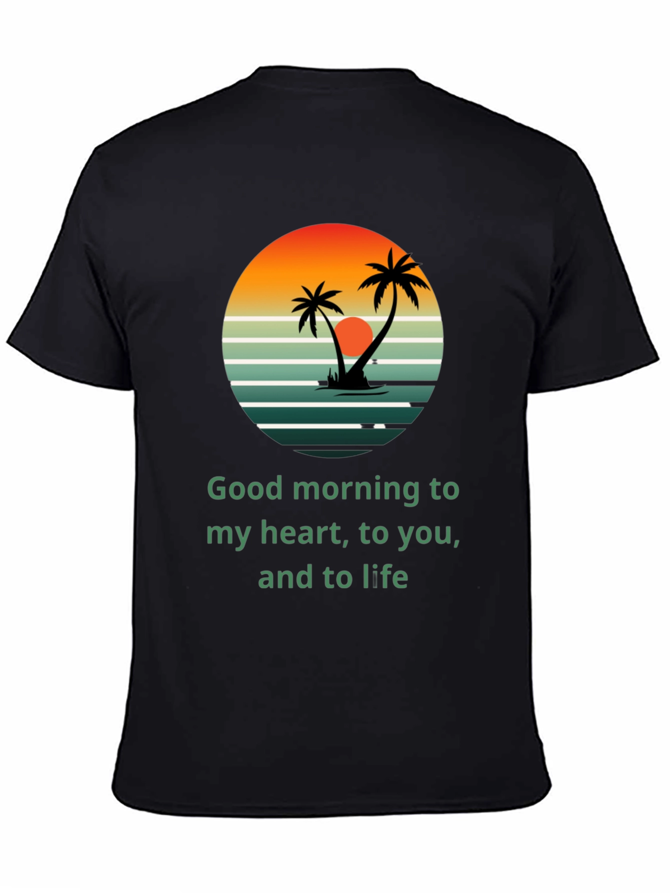 Tropical Sunrise T-Shirt - Good Morning to Life!