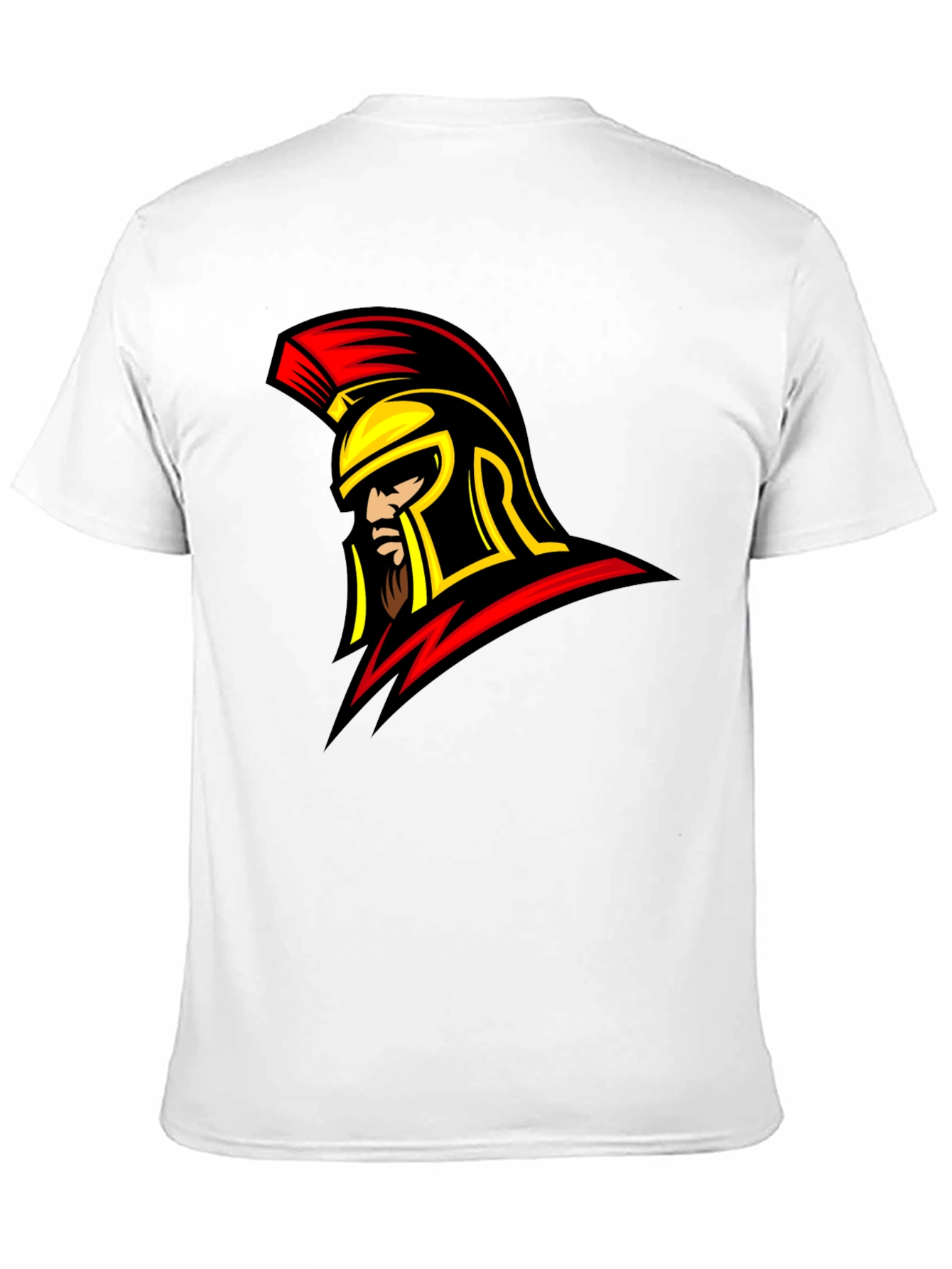 Spartan Warrior Graphic T-Shirt - Bold Black Tee