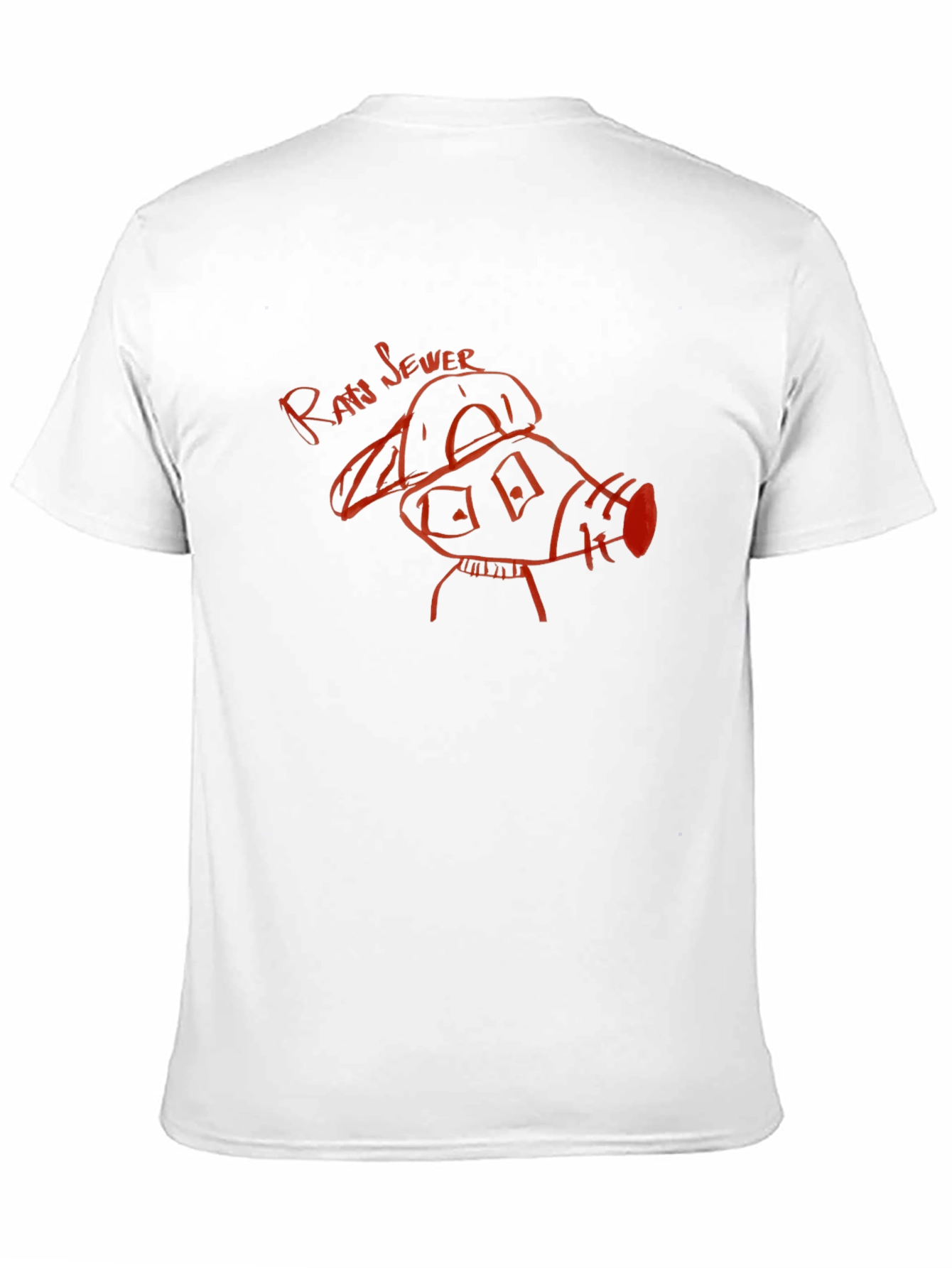 Raw Sewer Pig Graphic Tee - Black