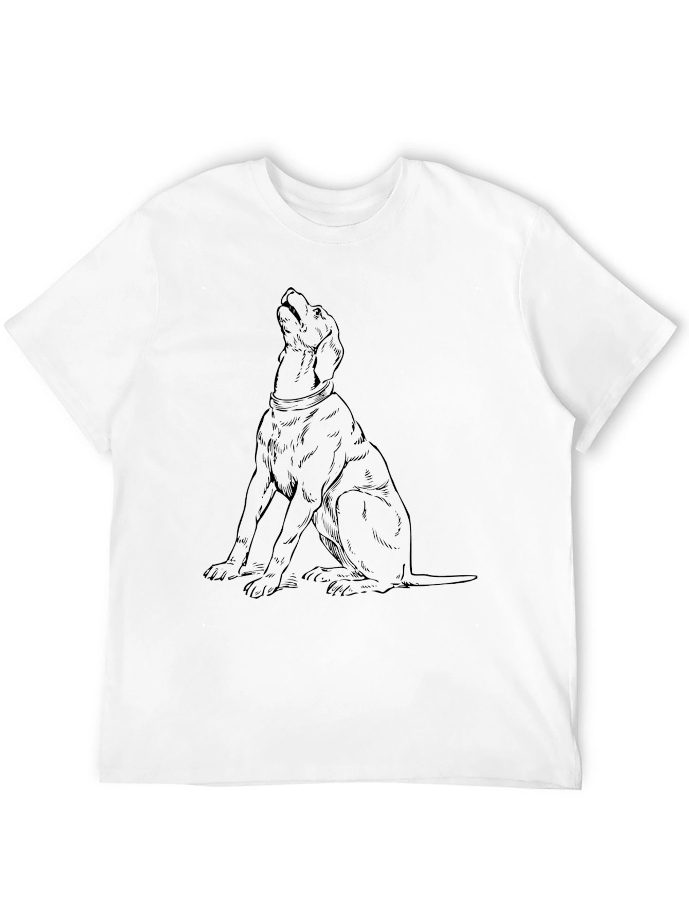 Dog Graphic Tee - Mens Black T-Shirt