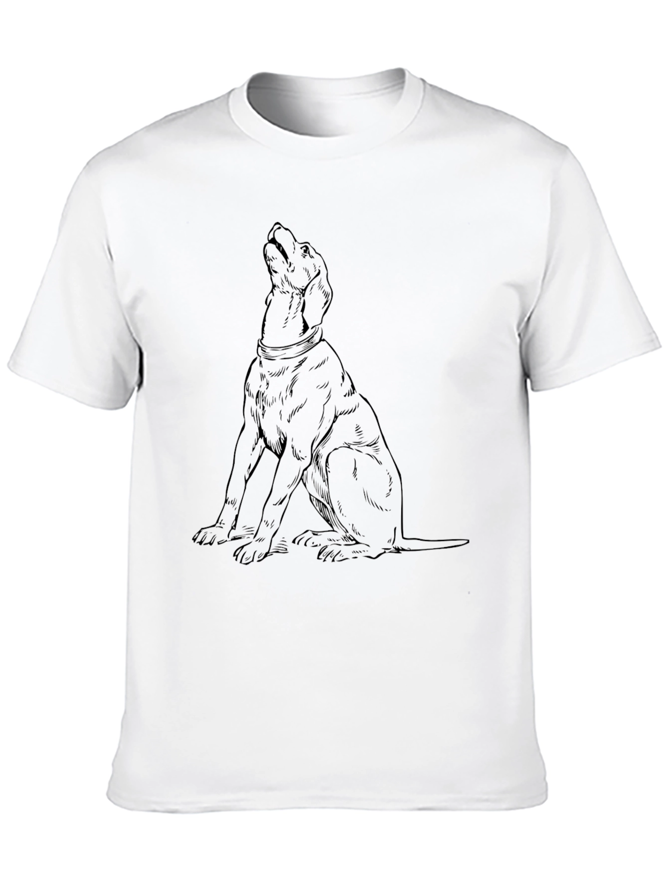 Dog Graphic Tee - Mens Black T-Shirt