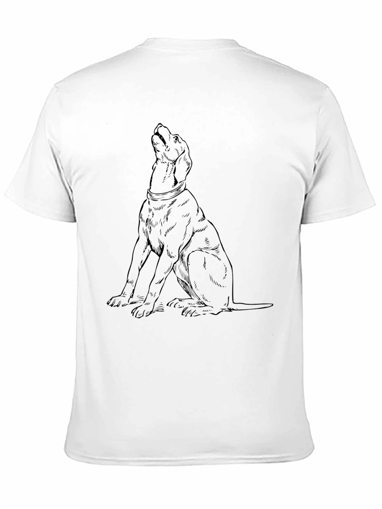 Dog Graphic Tee - Mens Black T-Shirt