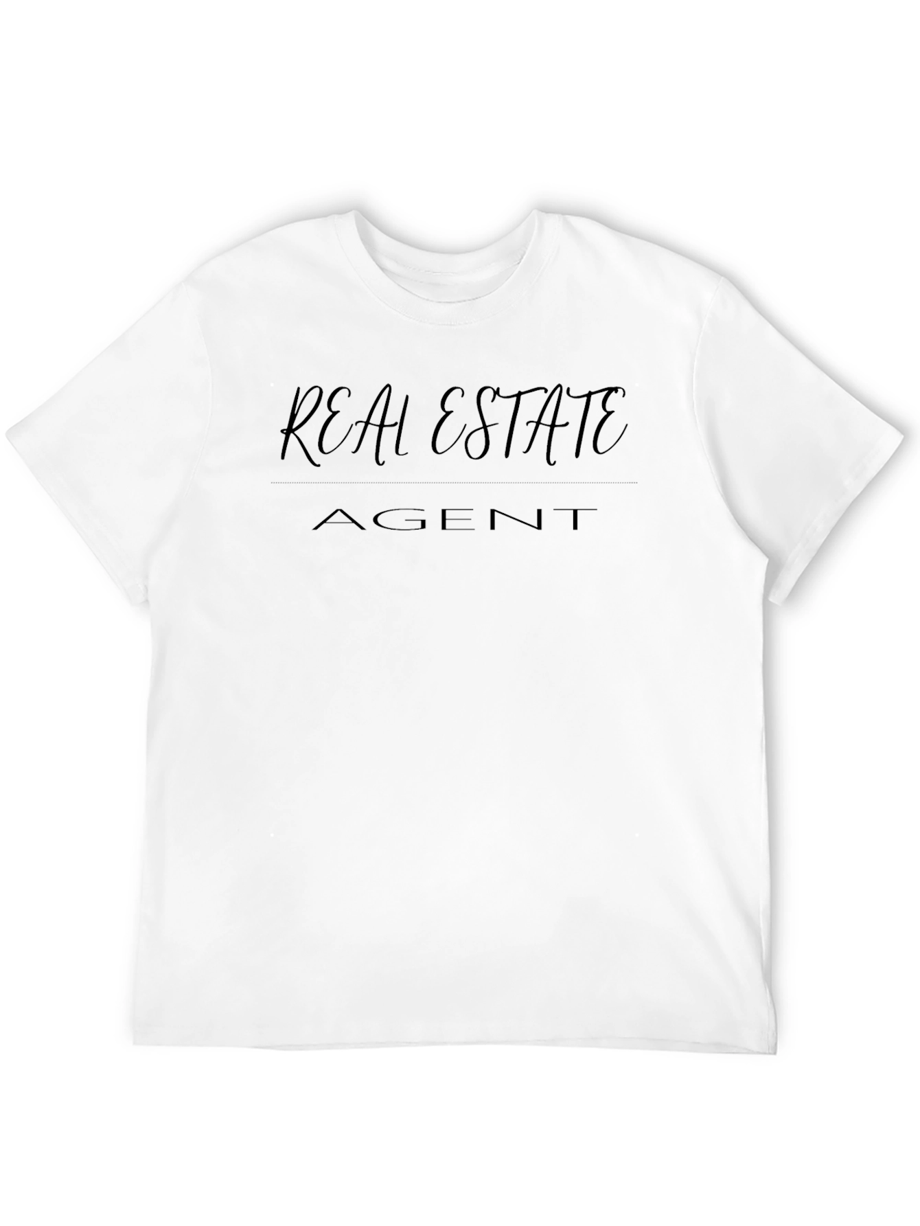 Real Estate Agent T-Shirt - Black