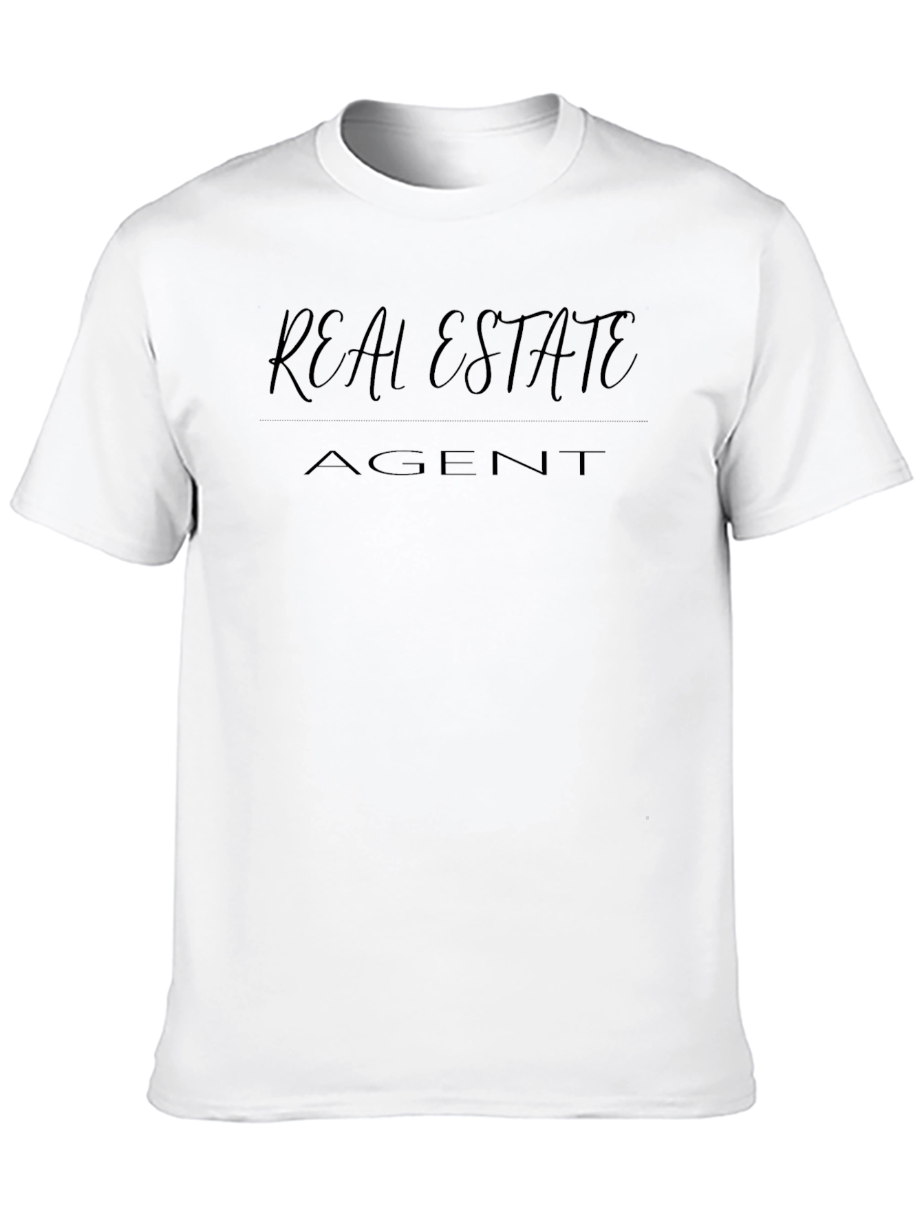 Real Estate Agent T-Shirt - Black