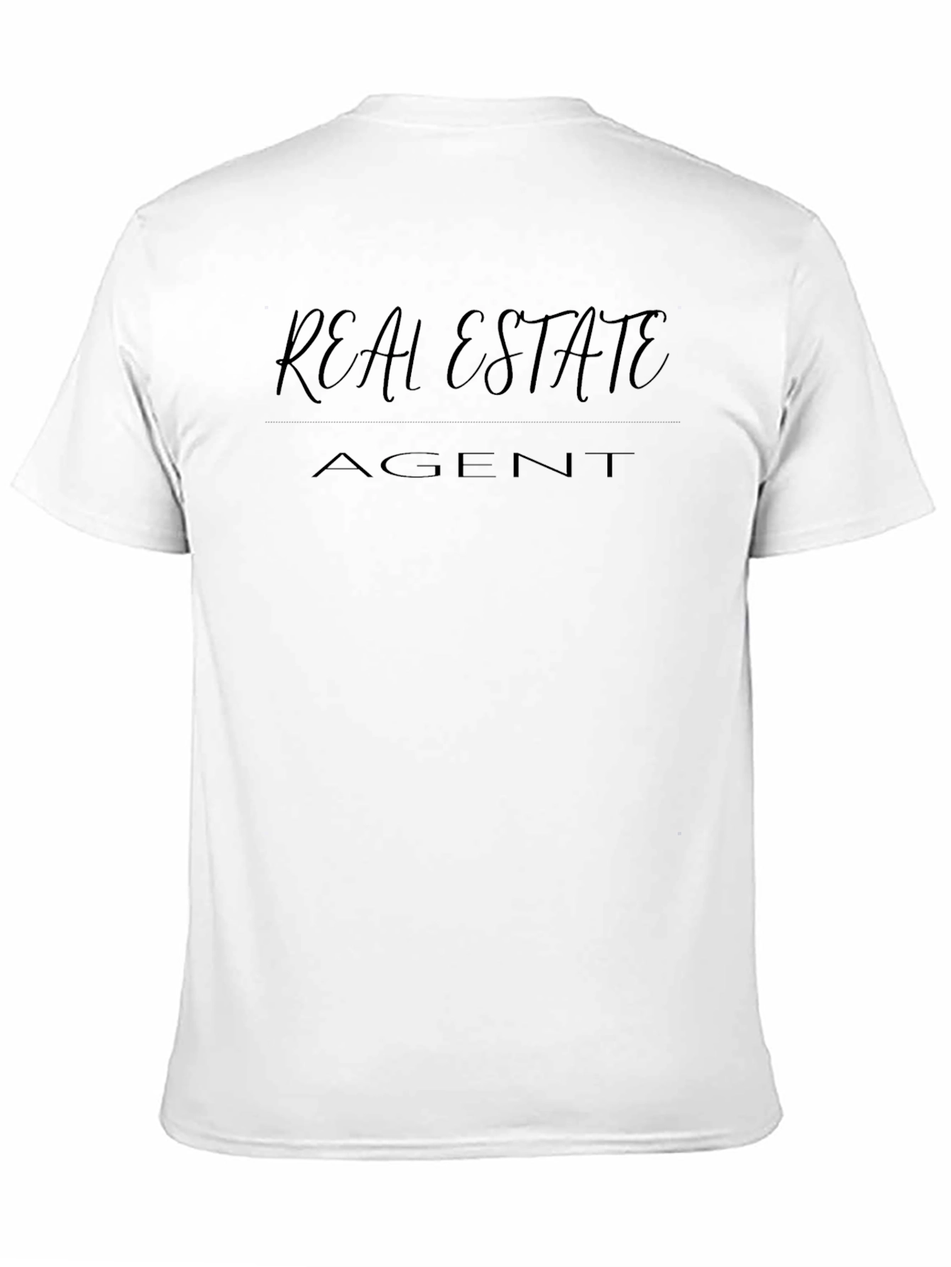 Real Estate Agent T-Shirt - Black
