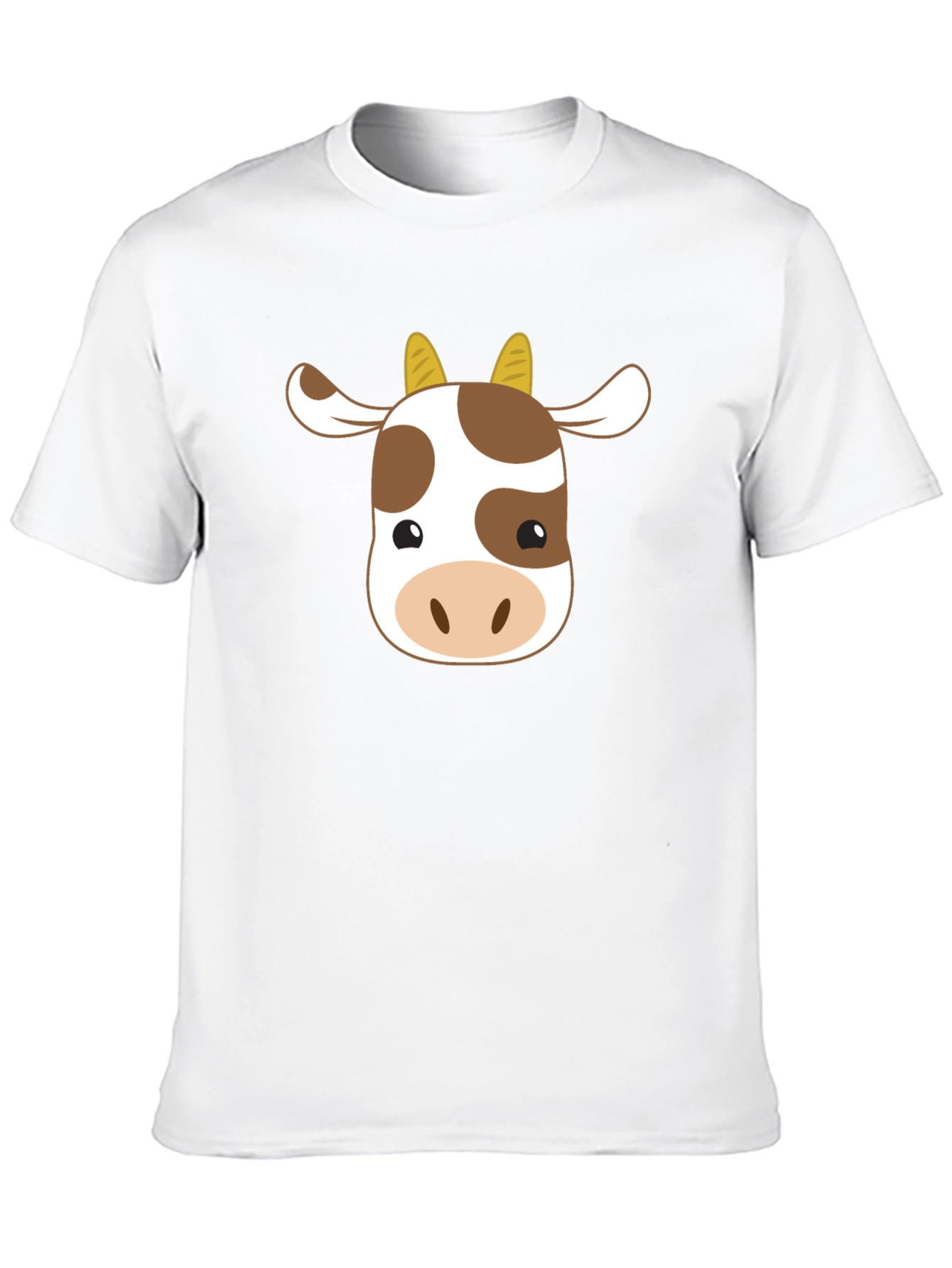 Cute Cow Graphic T-Shirt - Unisex Black Tee