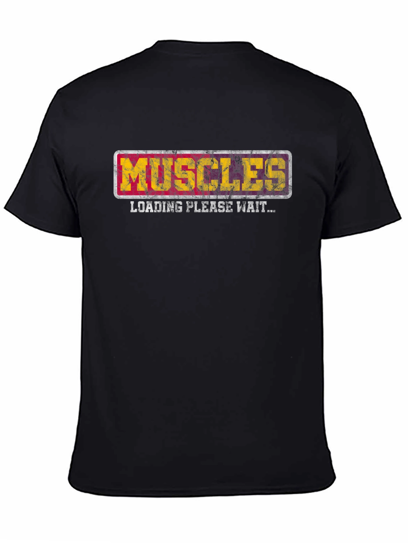 Muscles Loading Funny Graphic T-Shirt