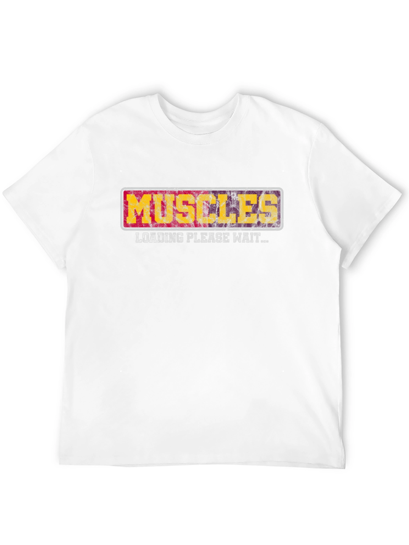 Muscles Loading Funny Graphic T-Shirt