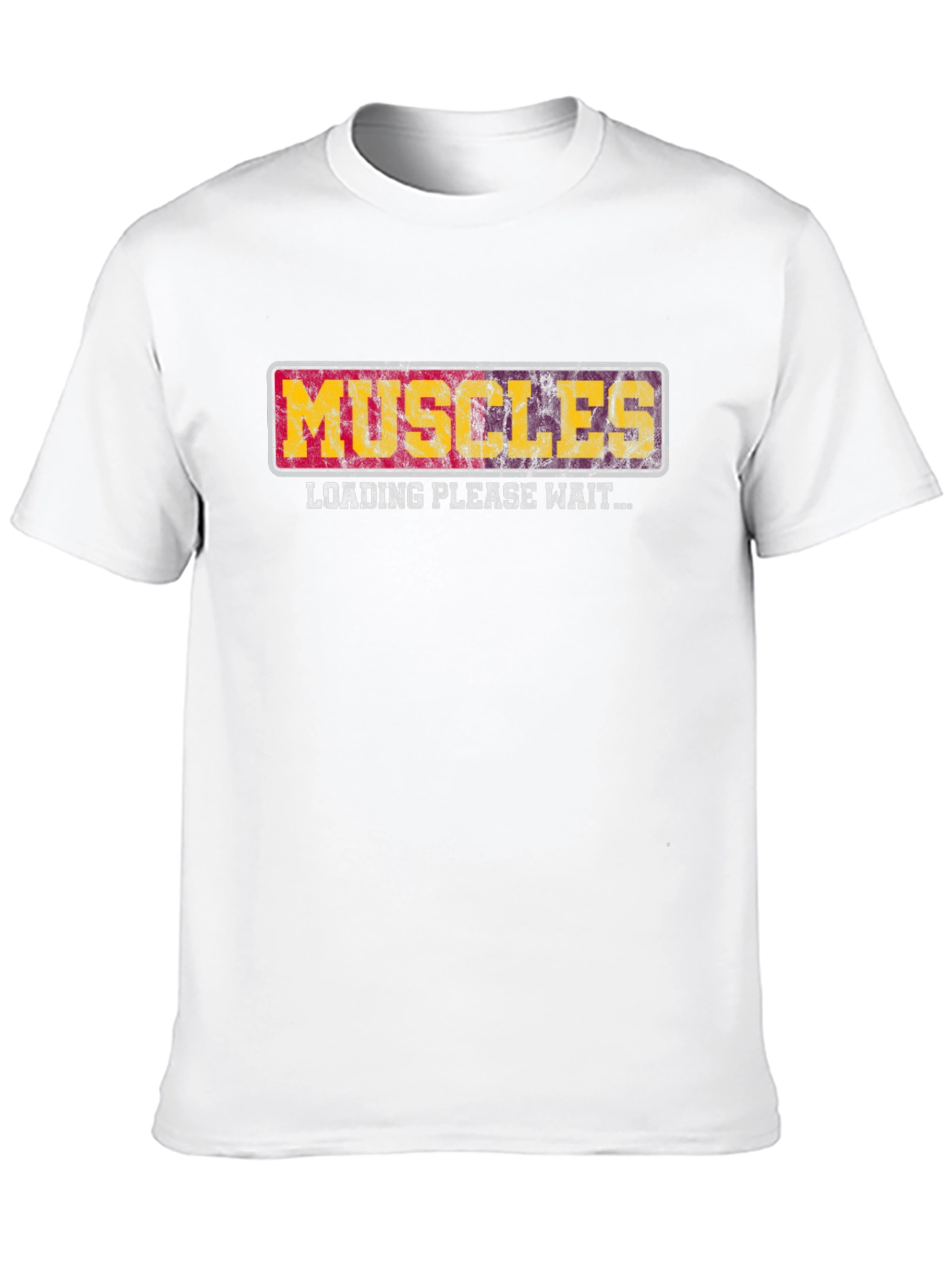 Muscles Loading Funny Graphic T-Shirt