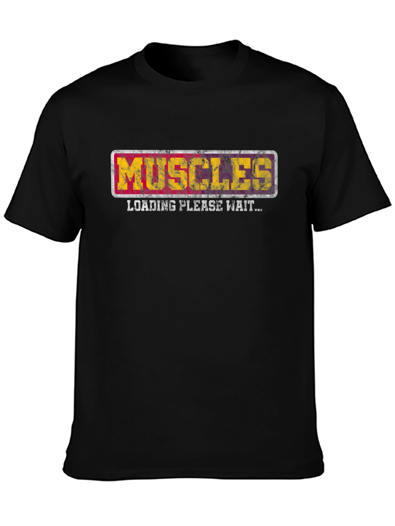 Muscles Loading Funny Graphic T-Shirt