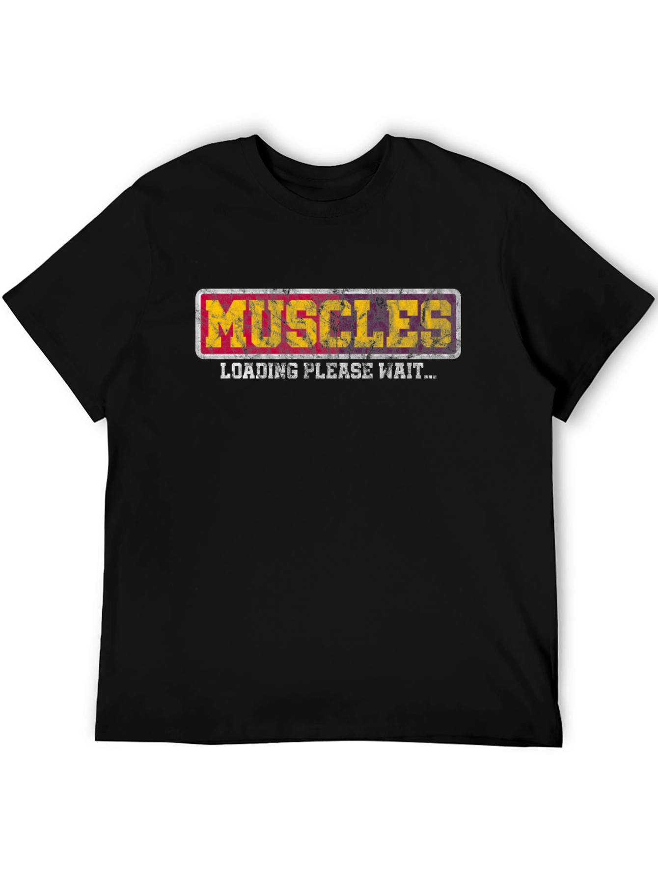 Muscles Loading Funny Graphic T-Shirt