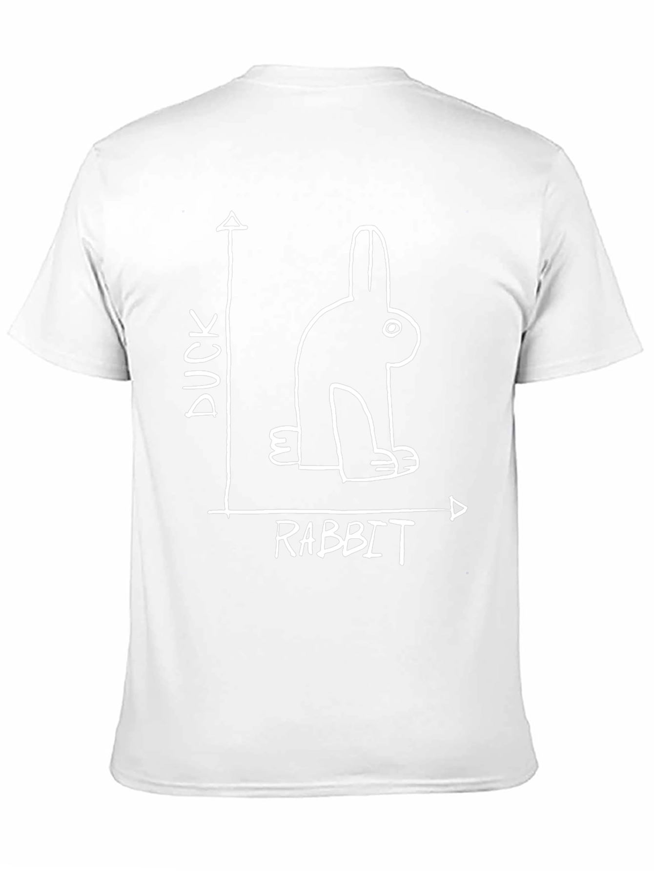 Duck or Rabbit Optical Illusion T-Shirt