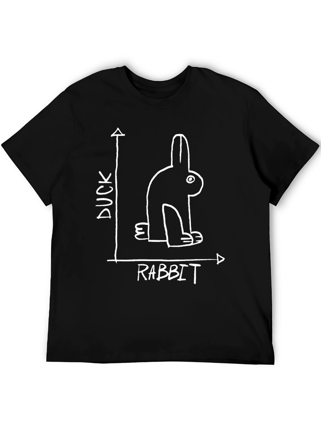Duck or Rabbit Optical Illusion T-Shirt