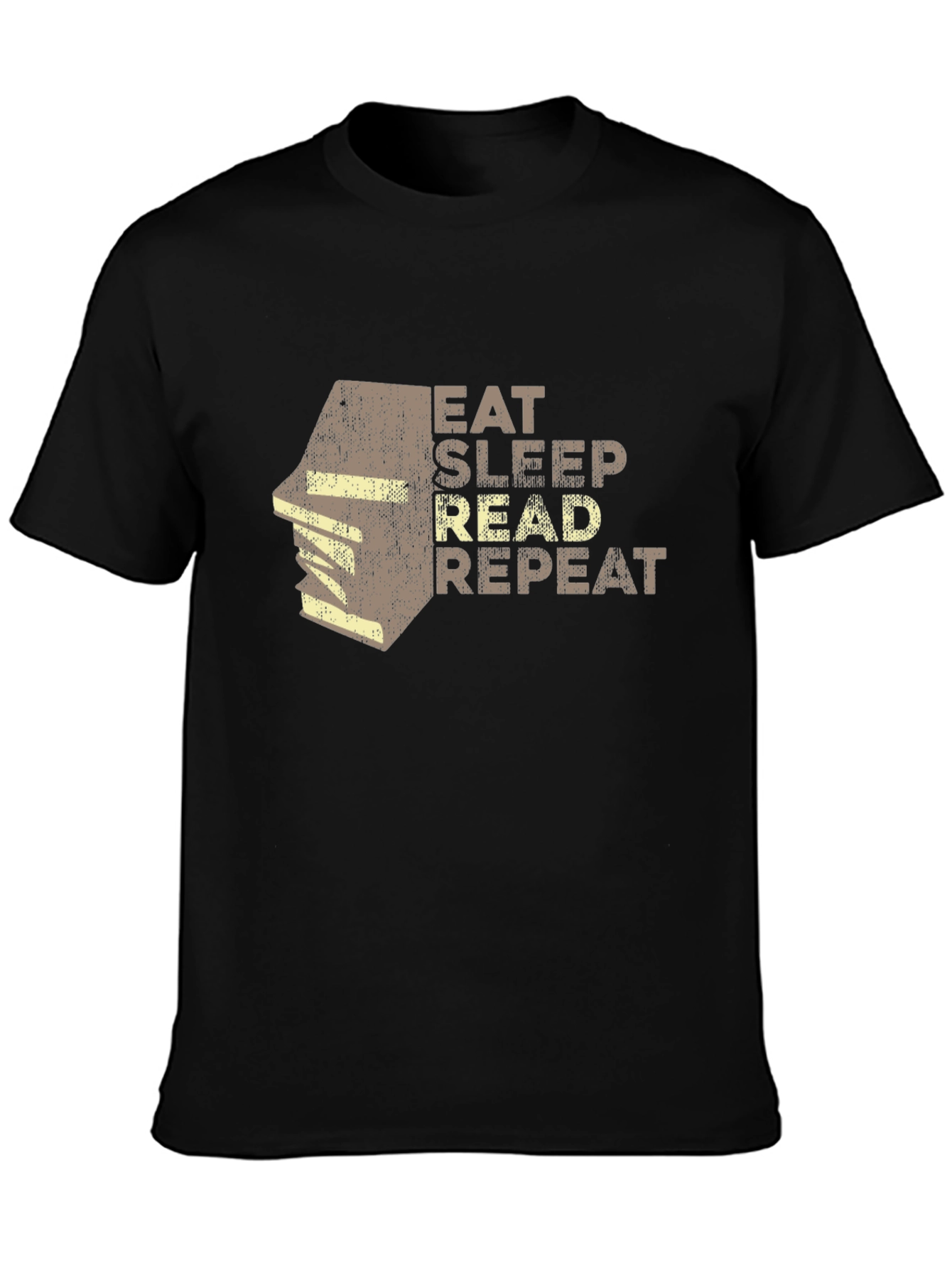 Eat Sleep Read Repeat T-Shirt - Book Lover Tee