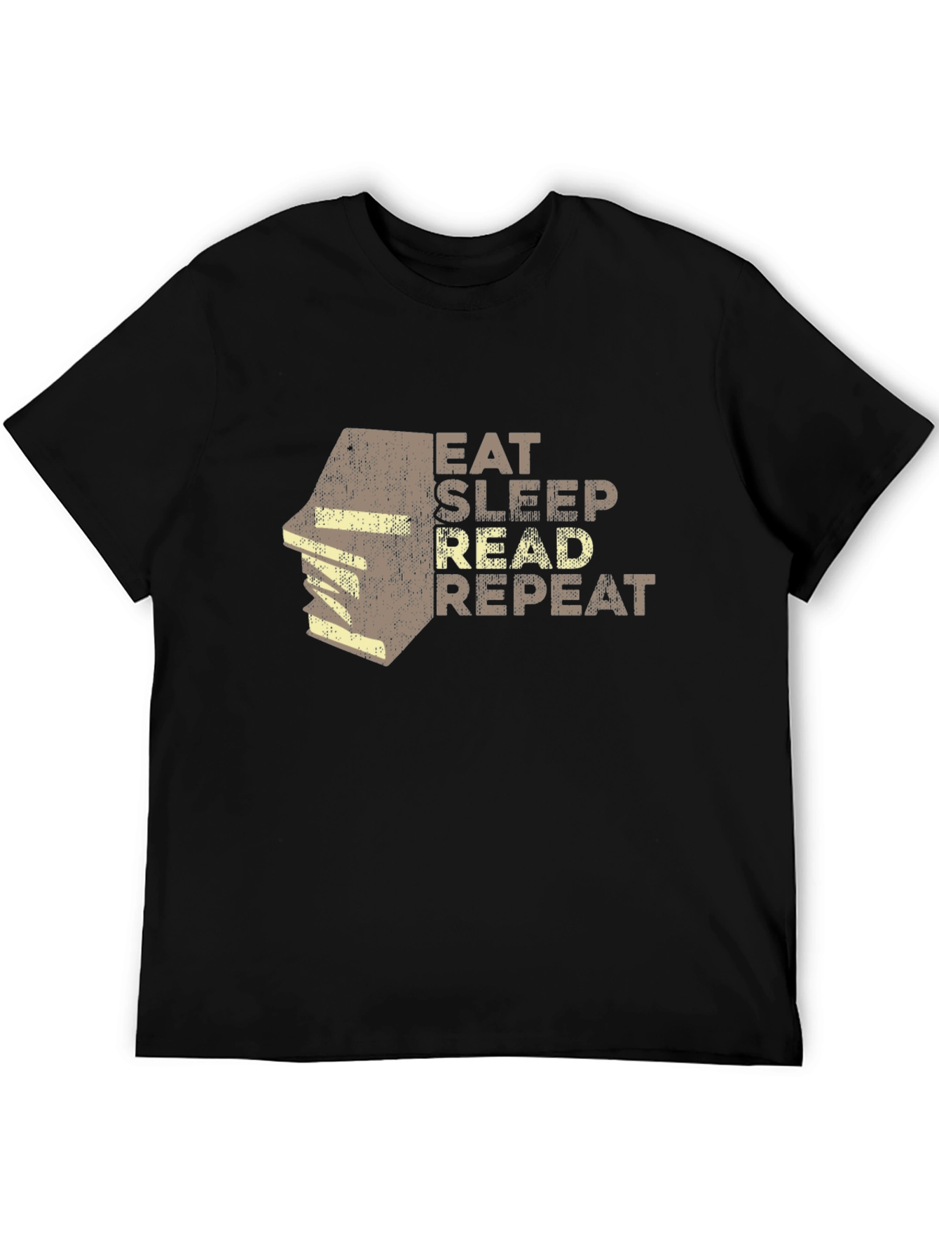 Eat Sleep Read Repeat T-Shirt - Book Lover Tee