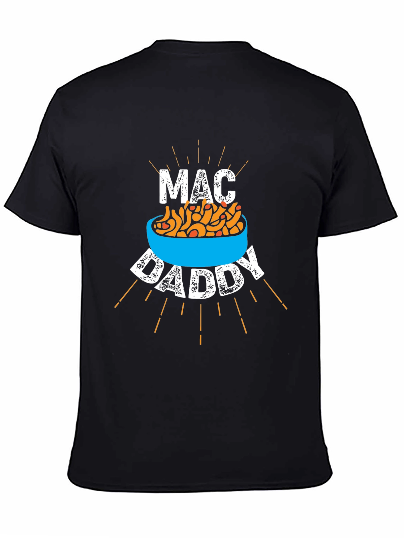 Mac Daddy Graphic Tee - Black Cotton Blend T-Shirt