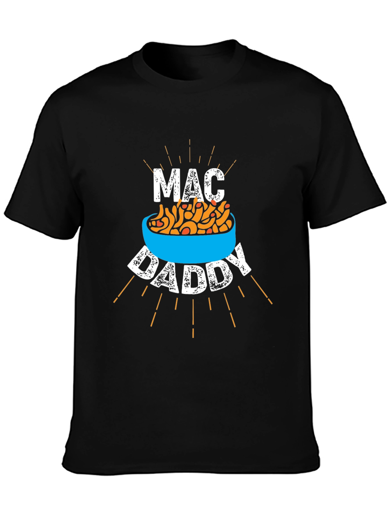 Mac Daddy Graphic Tee - Black Cotton Blend T-Shirt