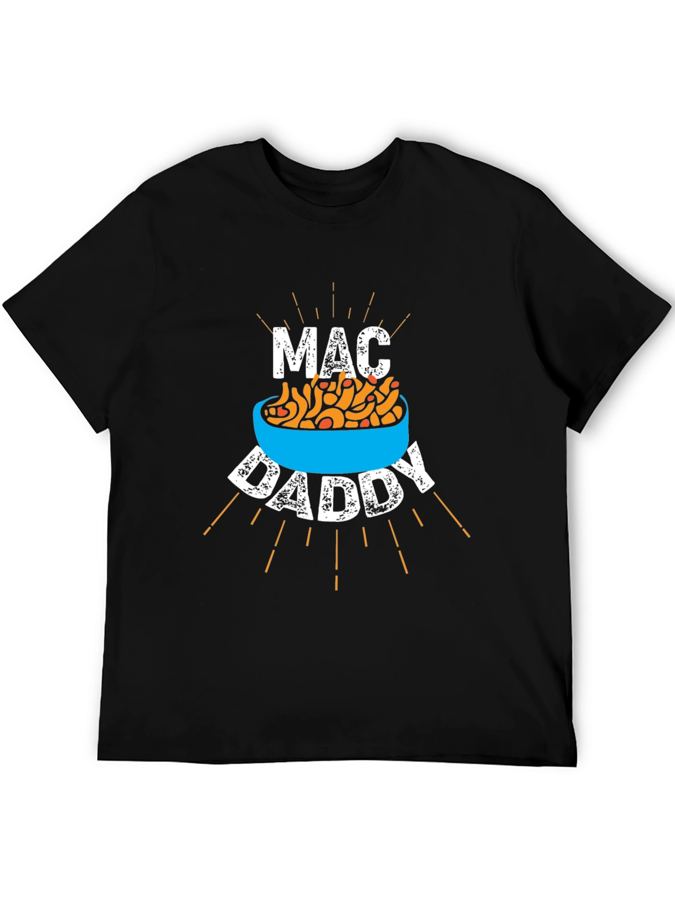 Mac Daddy Graphic Tee - Black Cotton Blend T-Shirt