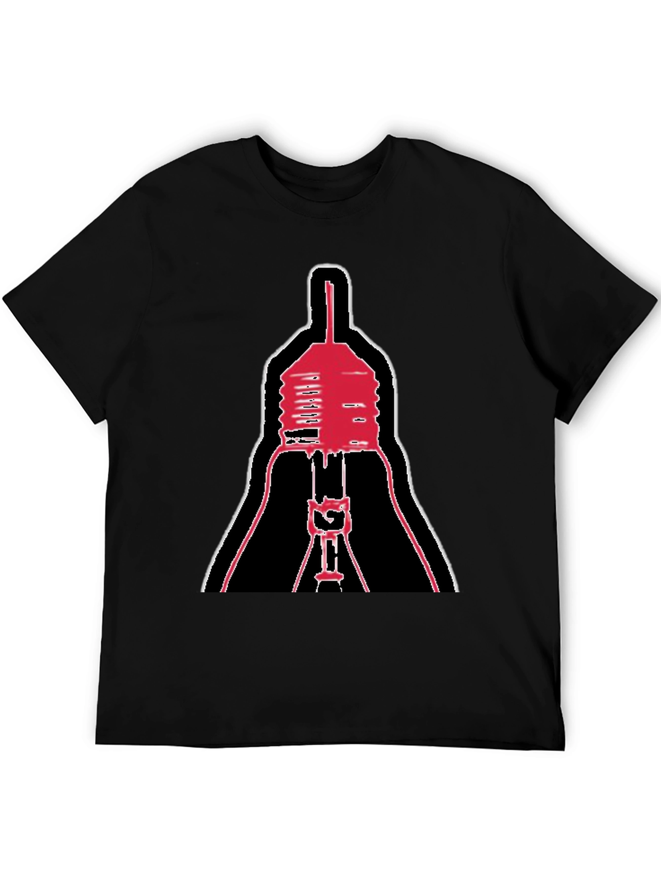 Abstract Lightbulb Graphic T-Shirt