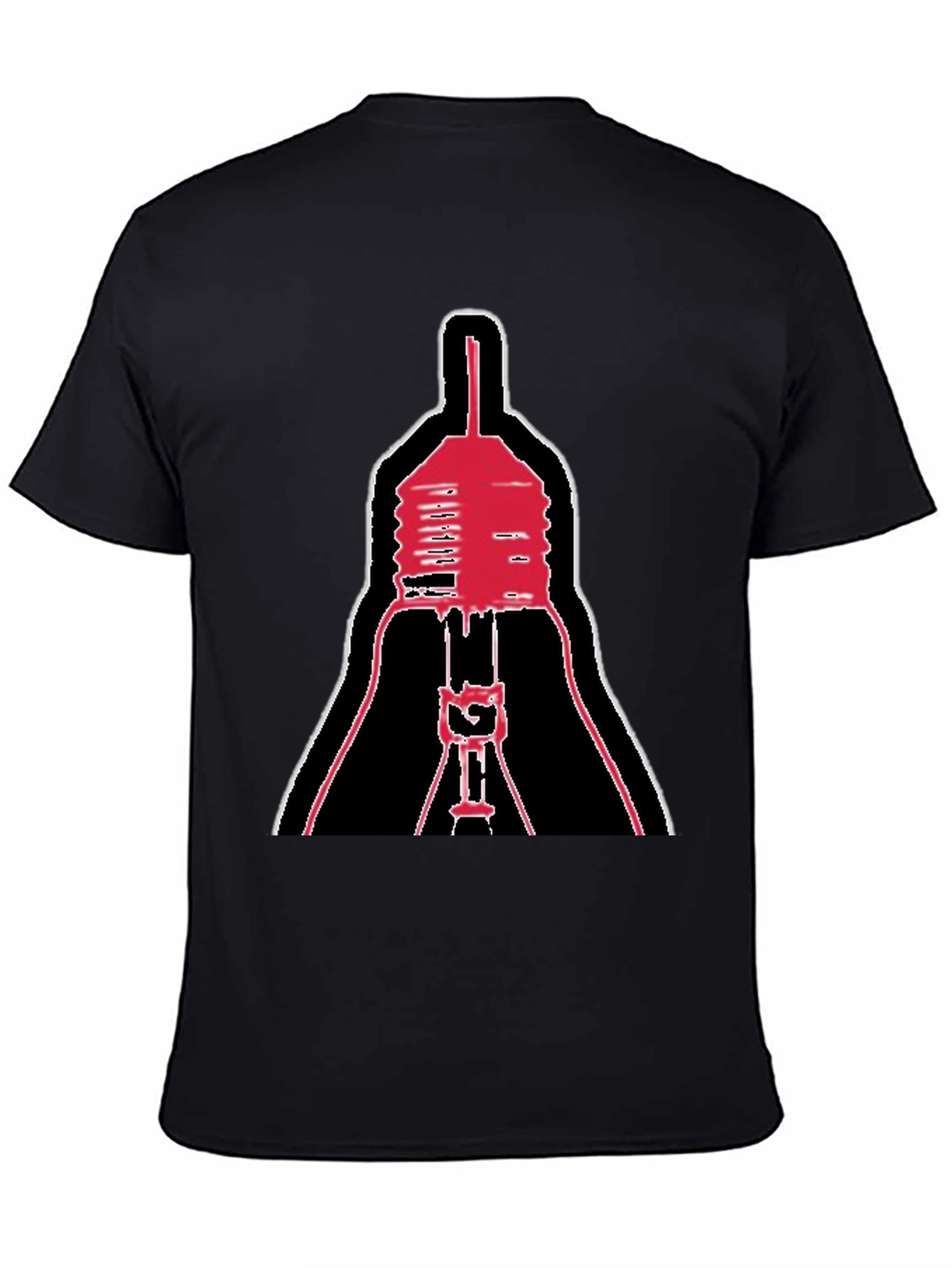 Abstract Lightbulb Graphic T-Shirt