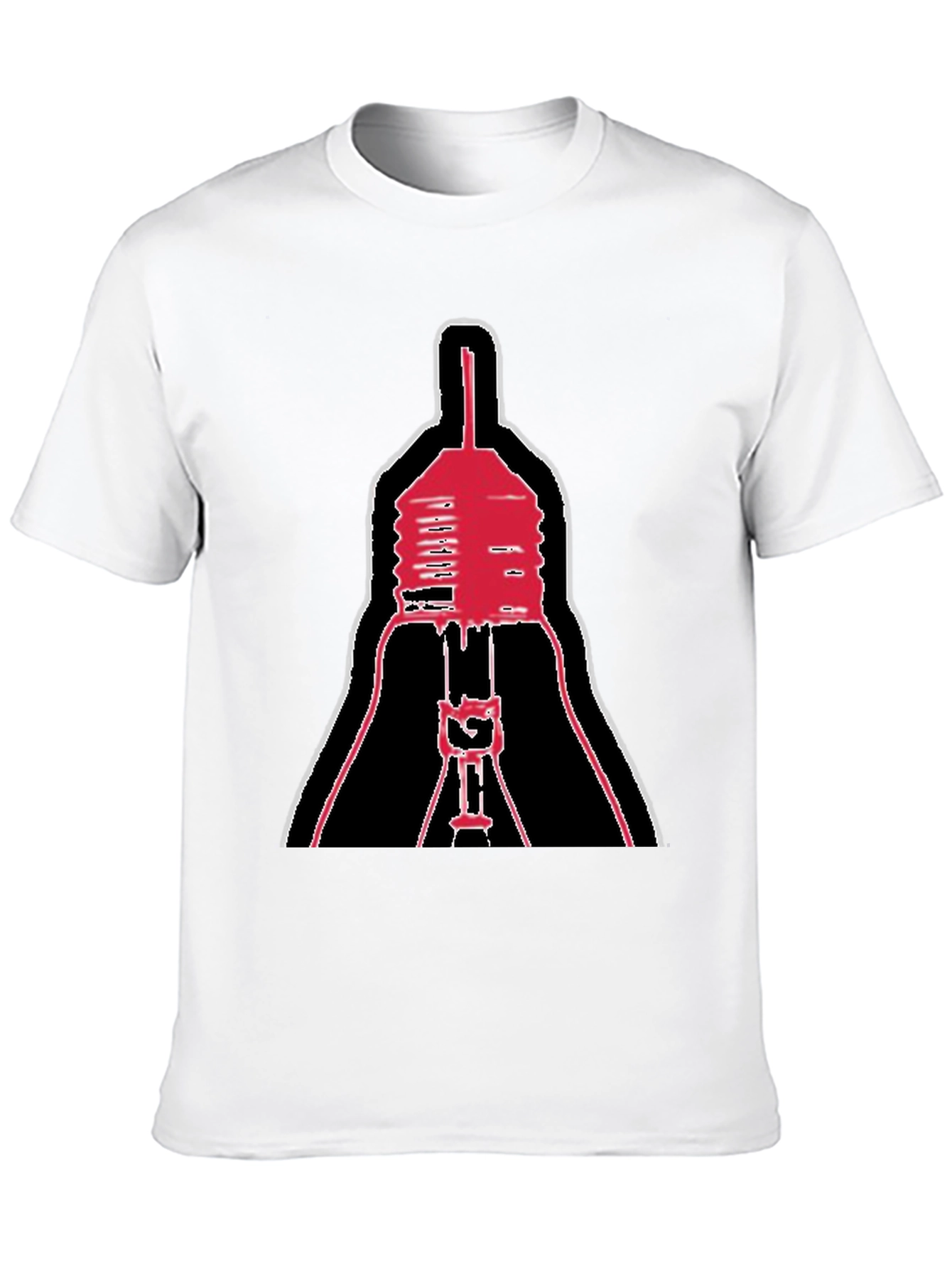 Abstract Lightbulb Graphic T-Shirt