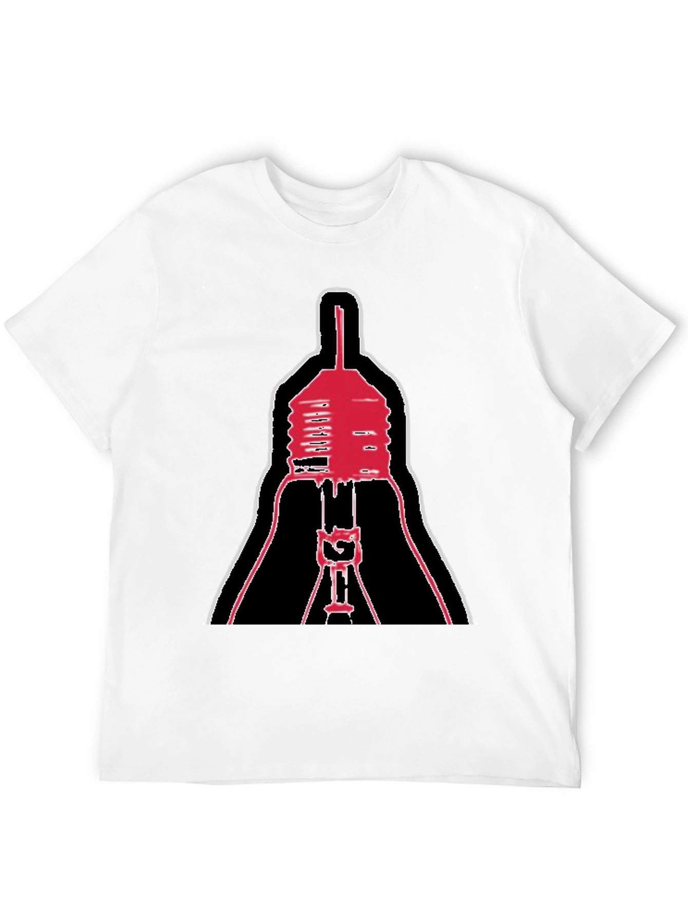 Abstract Lightbulb Graphic T-Shirt