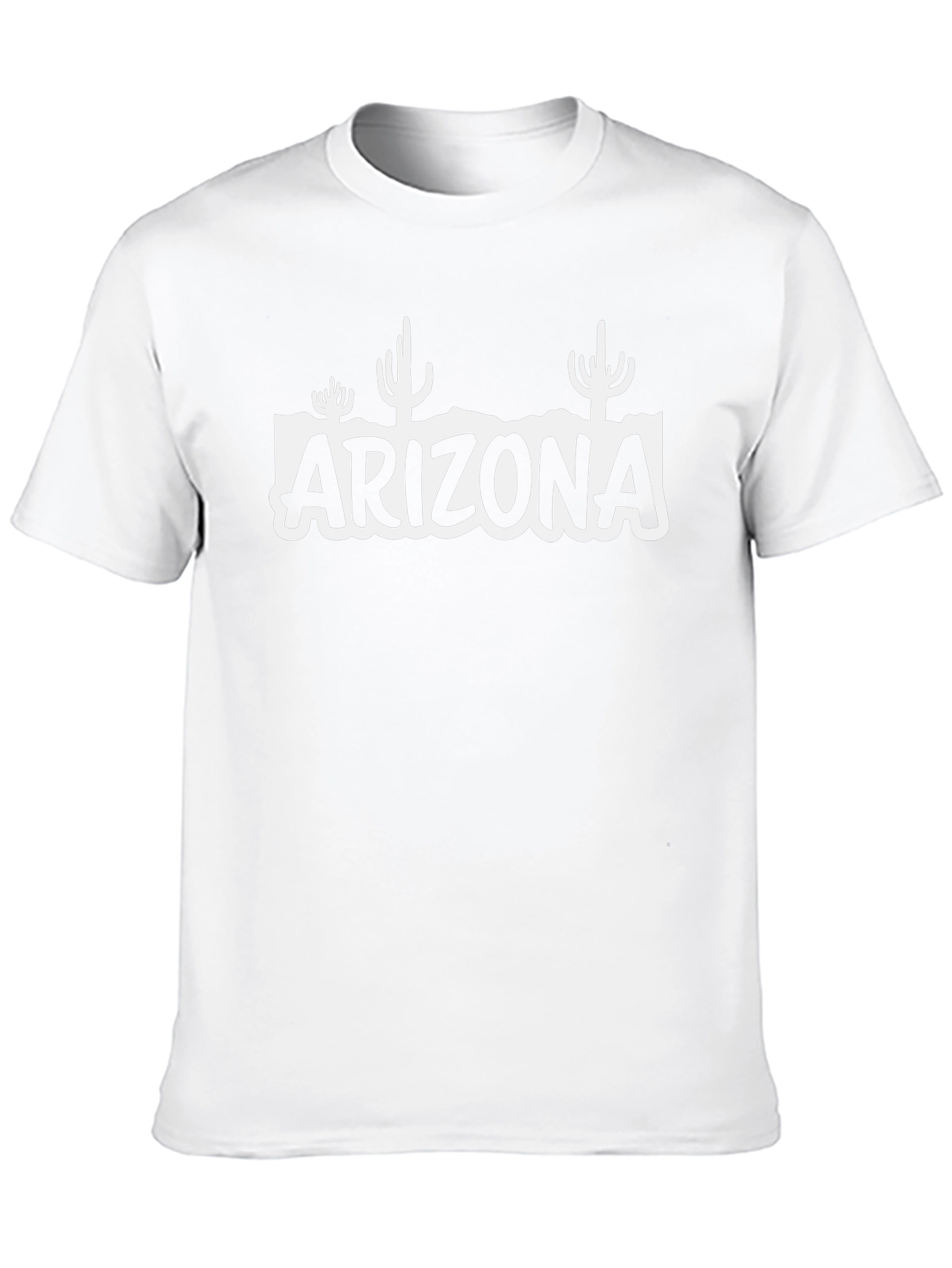 Arizona Desert Graphic T-Shirt - Black Crew Neck