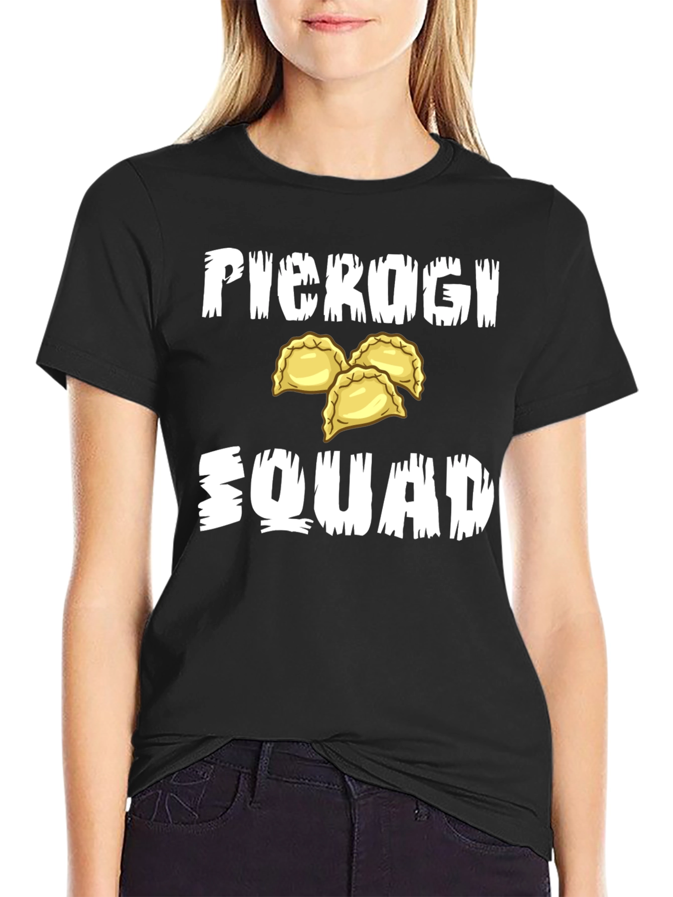 Pierogi Squad Black T-Shirt