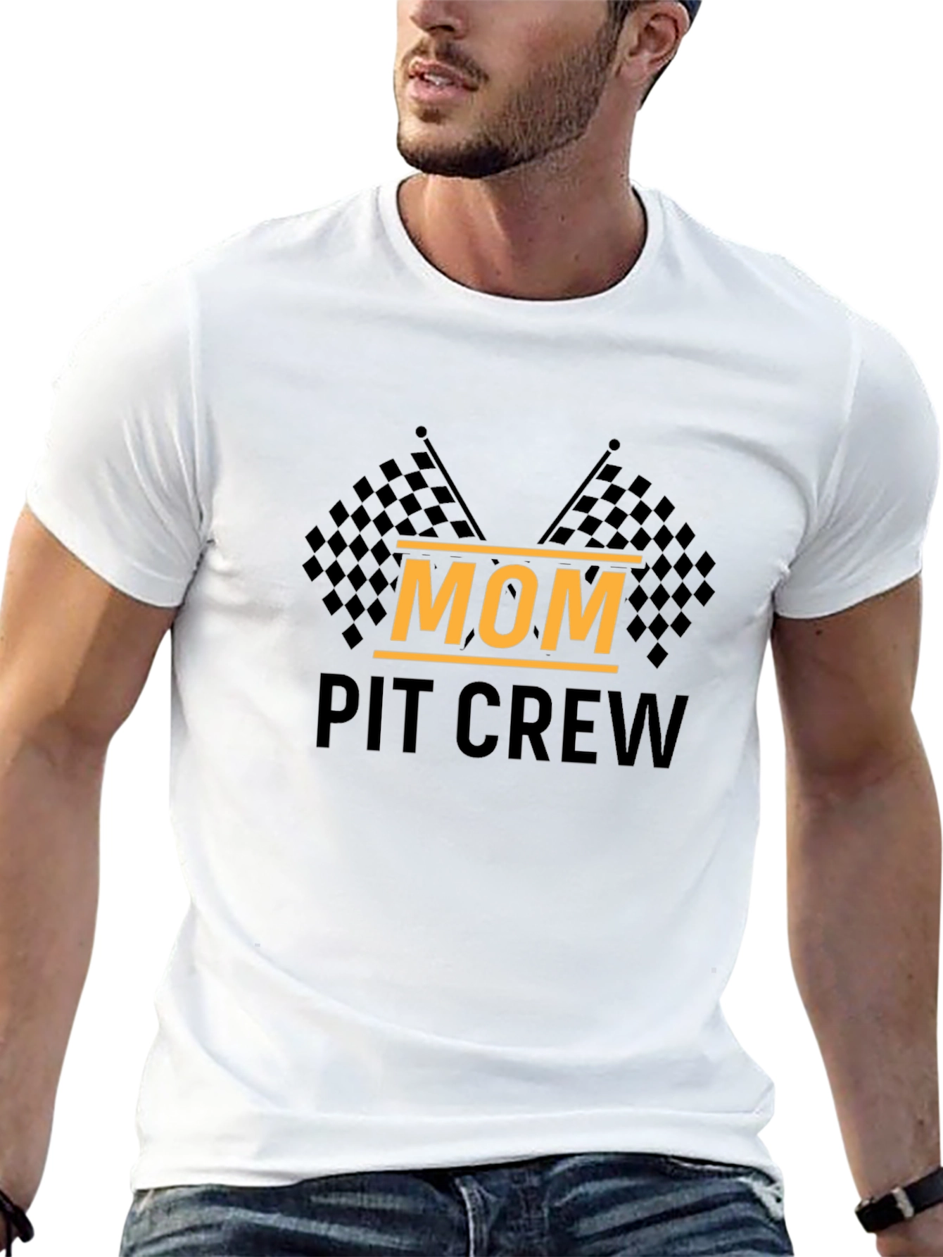 Mom Pit Crew Graphic Tee