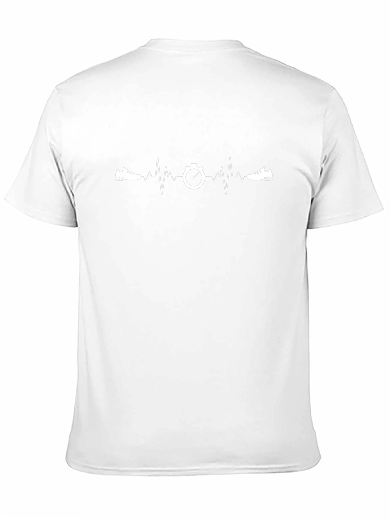 Running Heartbeat T-Shirt - Black Athletic
