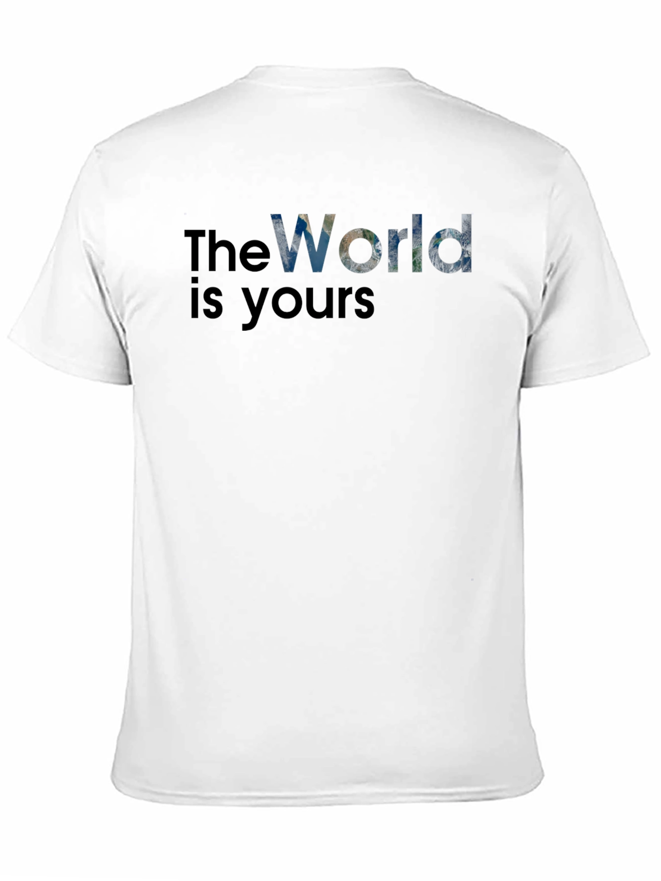 The World Is Yours Graphic T-Shirt - Black