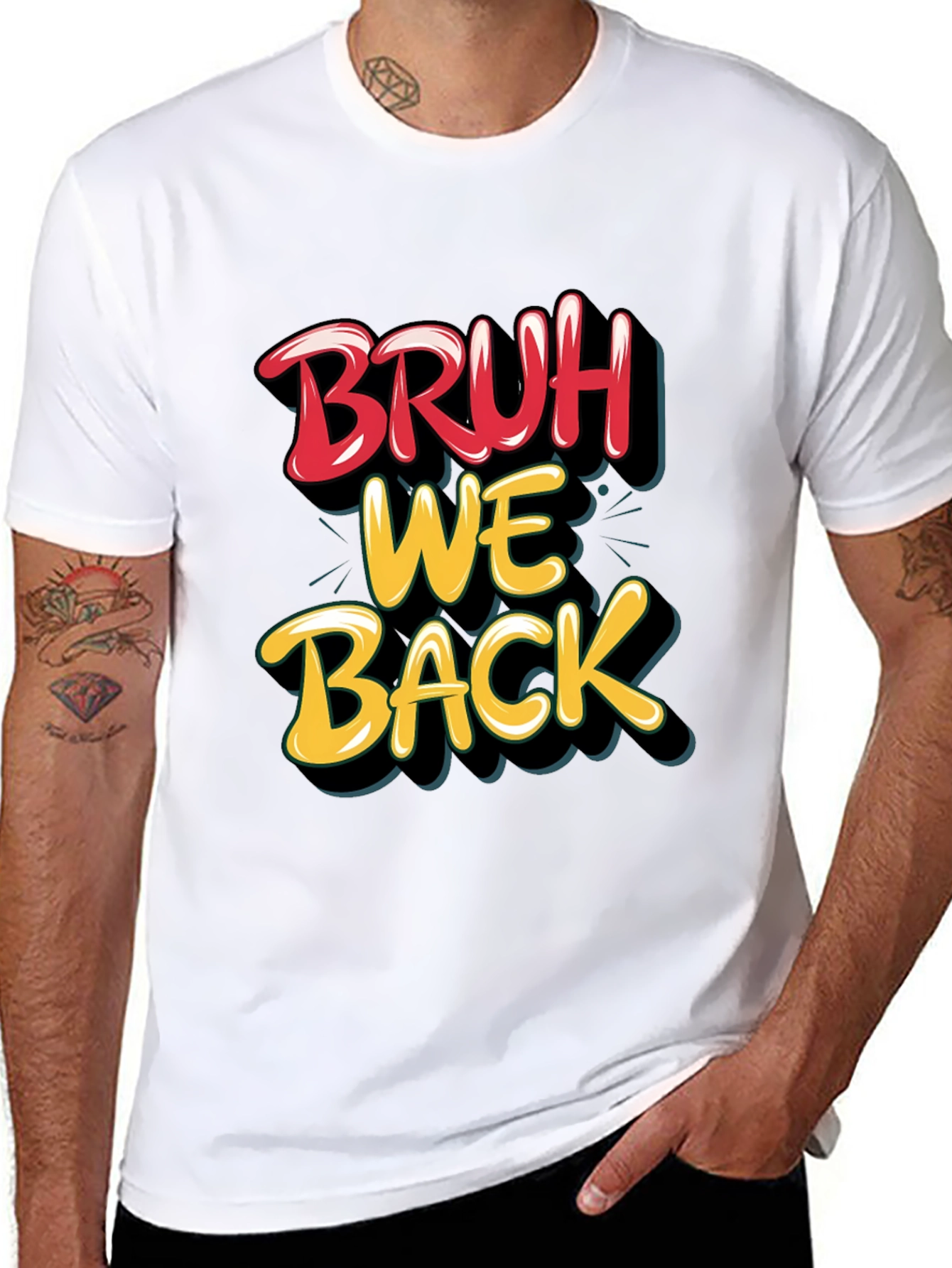 Bruh We Back Graphic T-Shirt