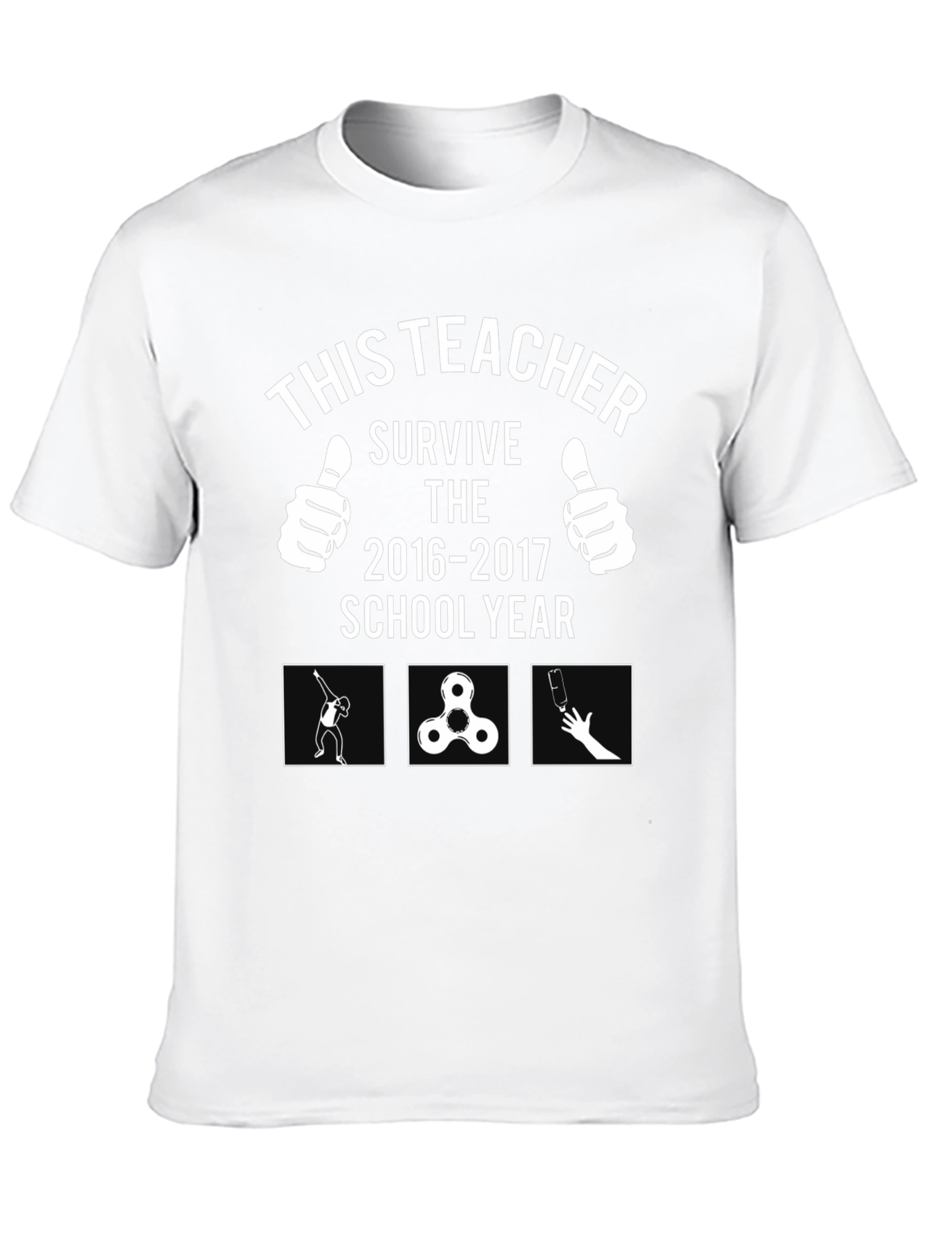 Funny Teacher Survive 2016-2017 School Year T-Shirt