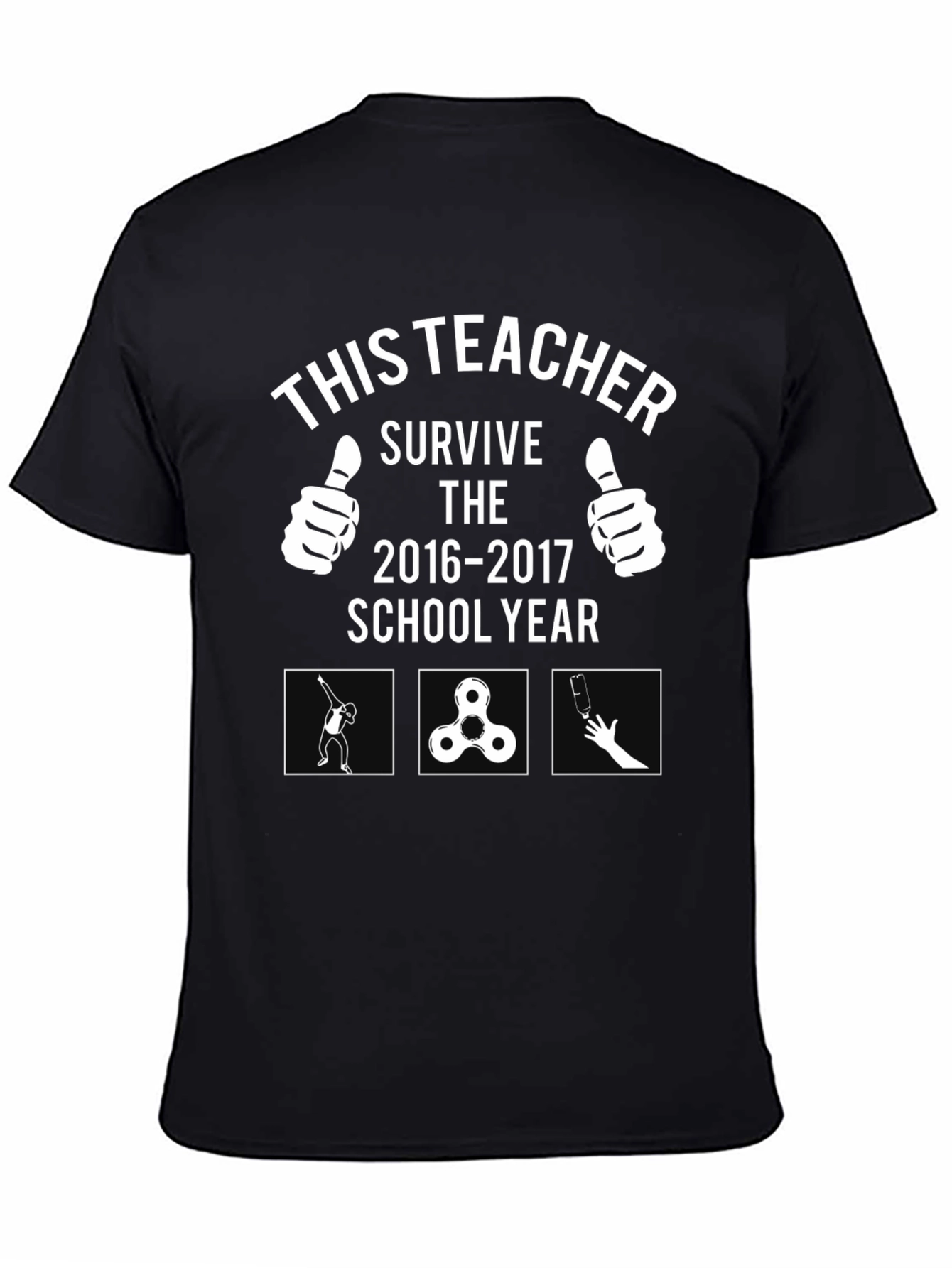 Funny Teacher Survive 2016-2017 School Year T-Shirt