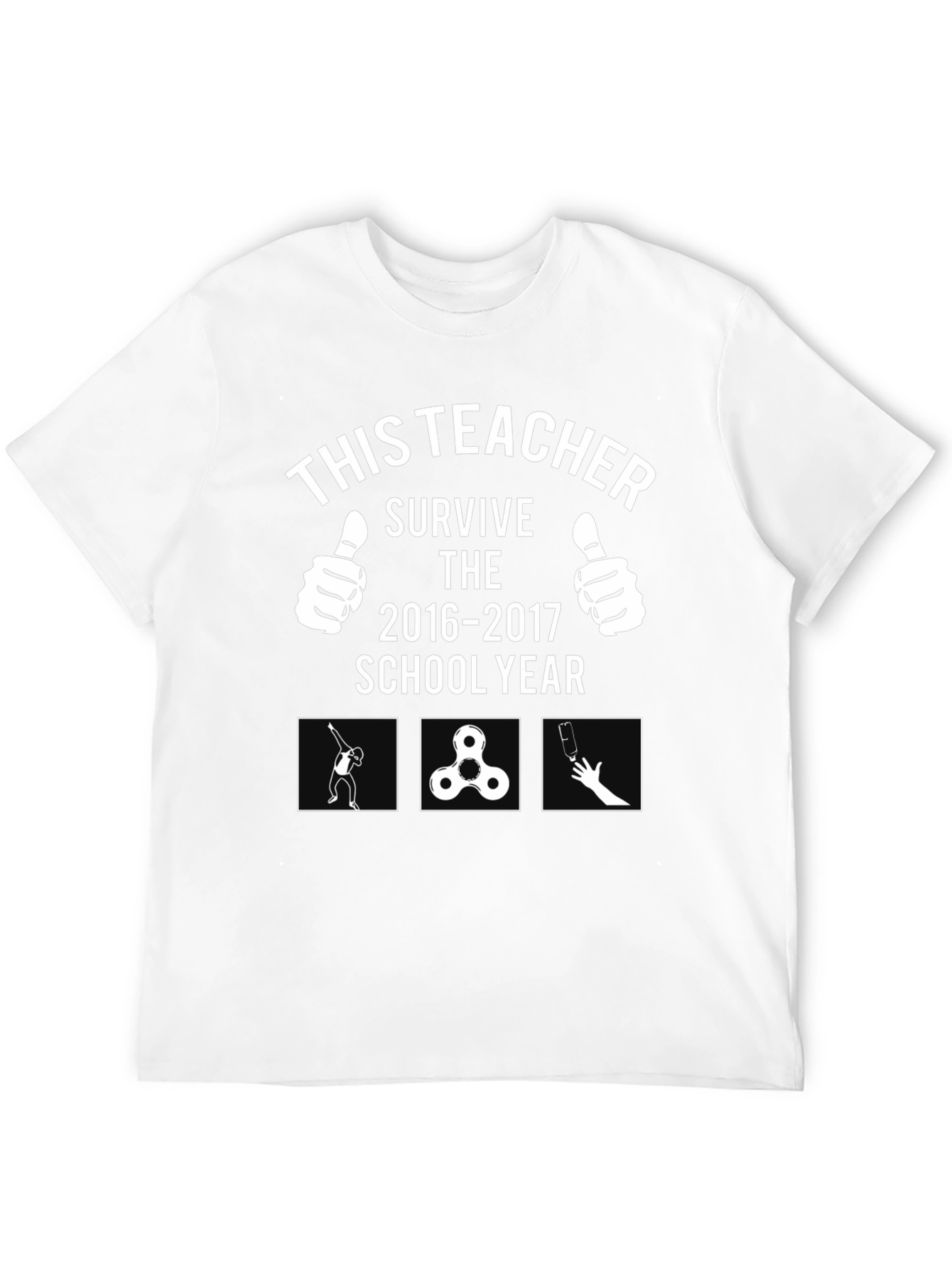 Funny Teacher Survive 2016-2017 School Year T-Shirt
