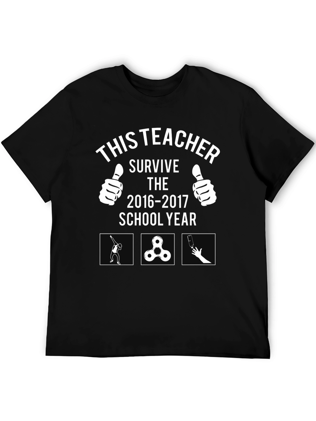 Funny Teacher Survive 2016-2017 School Year T-Shirt