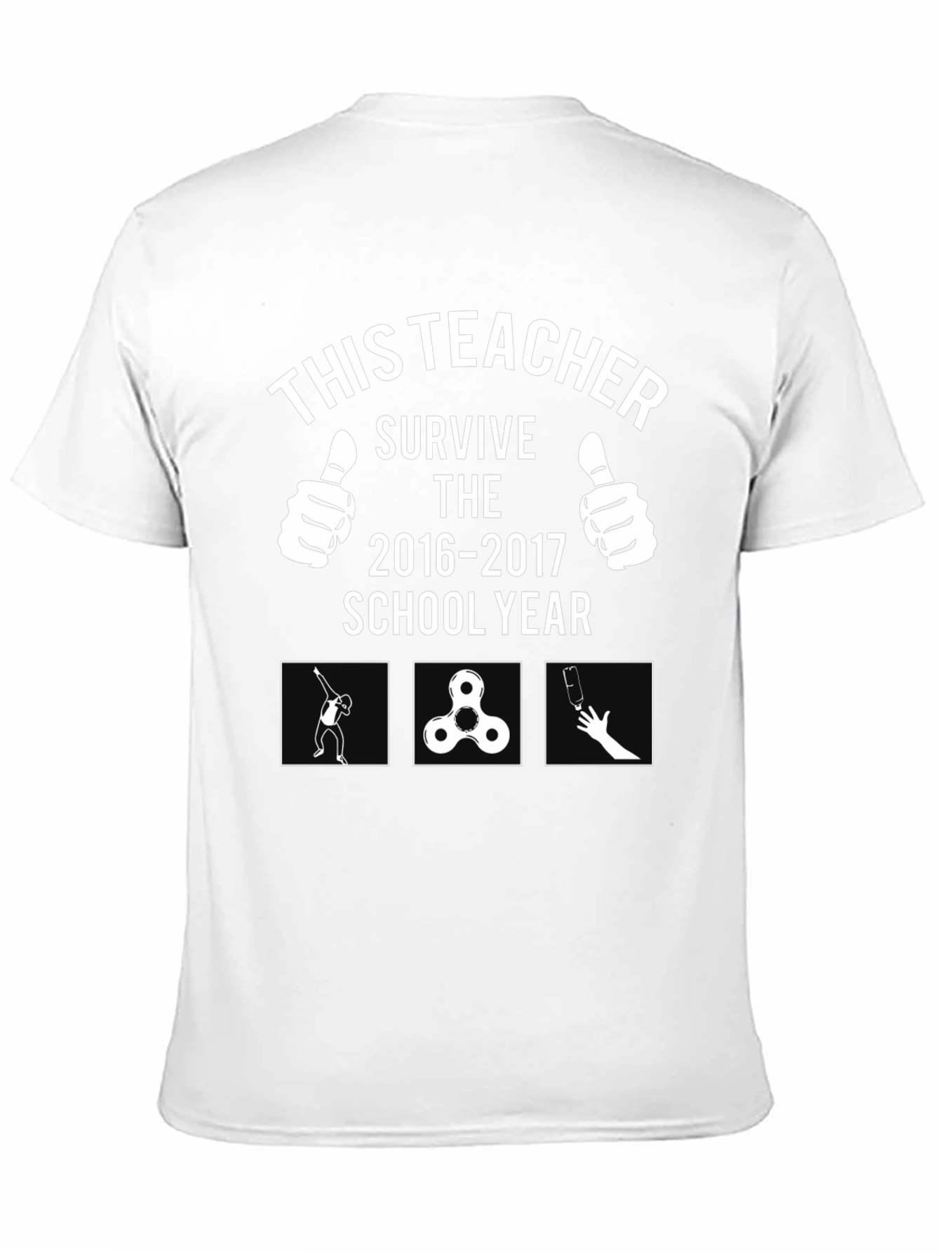 Funny Teacher Survive 2016-2017 School Year T-Shirt