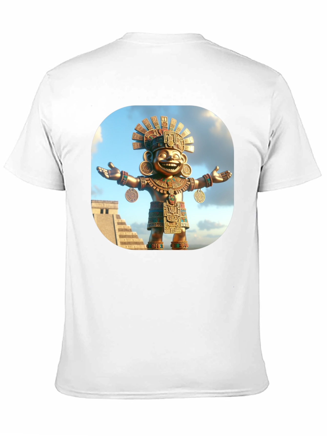Aztec God T-Shirt - Black