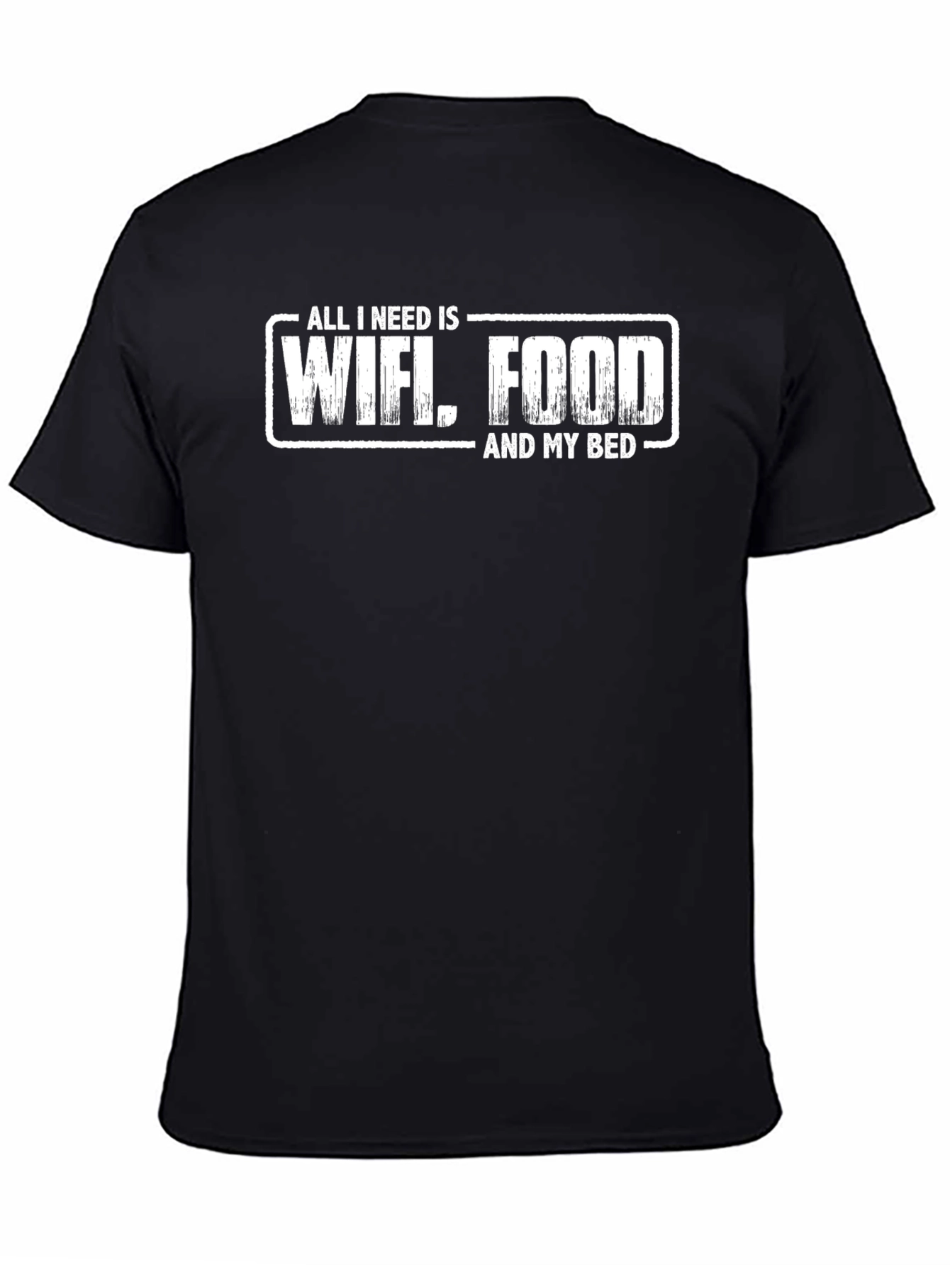 Wifi Food Bed T-Shirt - Funny Comfort Tee