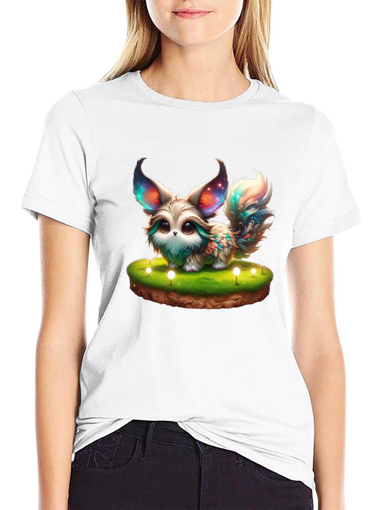 Cosmic Fennec Fox Graphic Tee - Unique Design