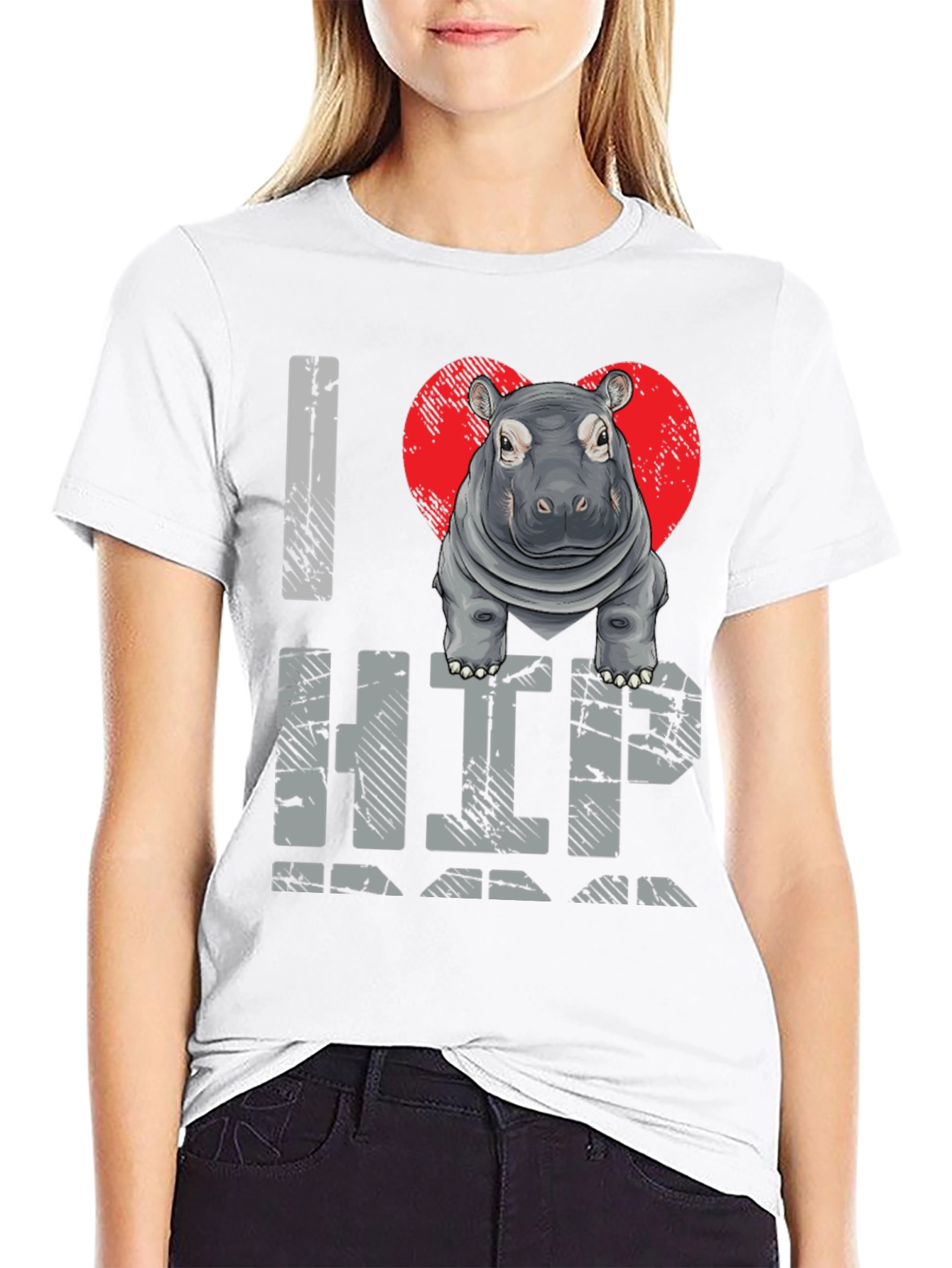 I Heart Hippo T-Shirt - Unisex Graphic Tee