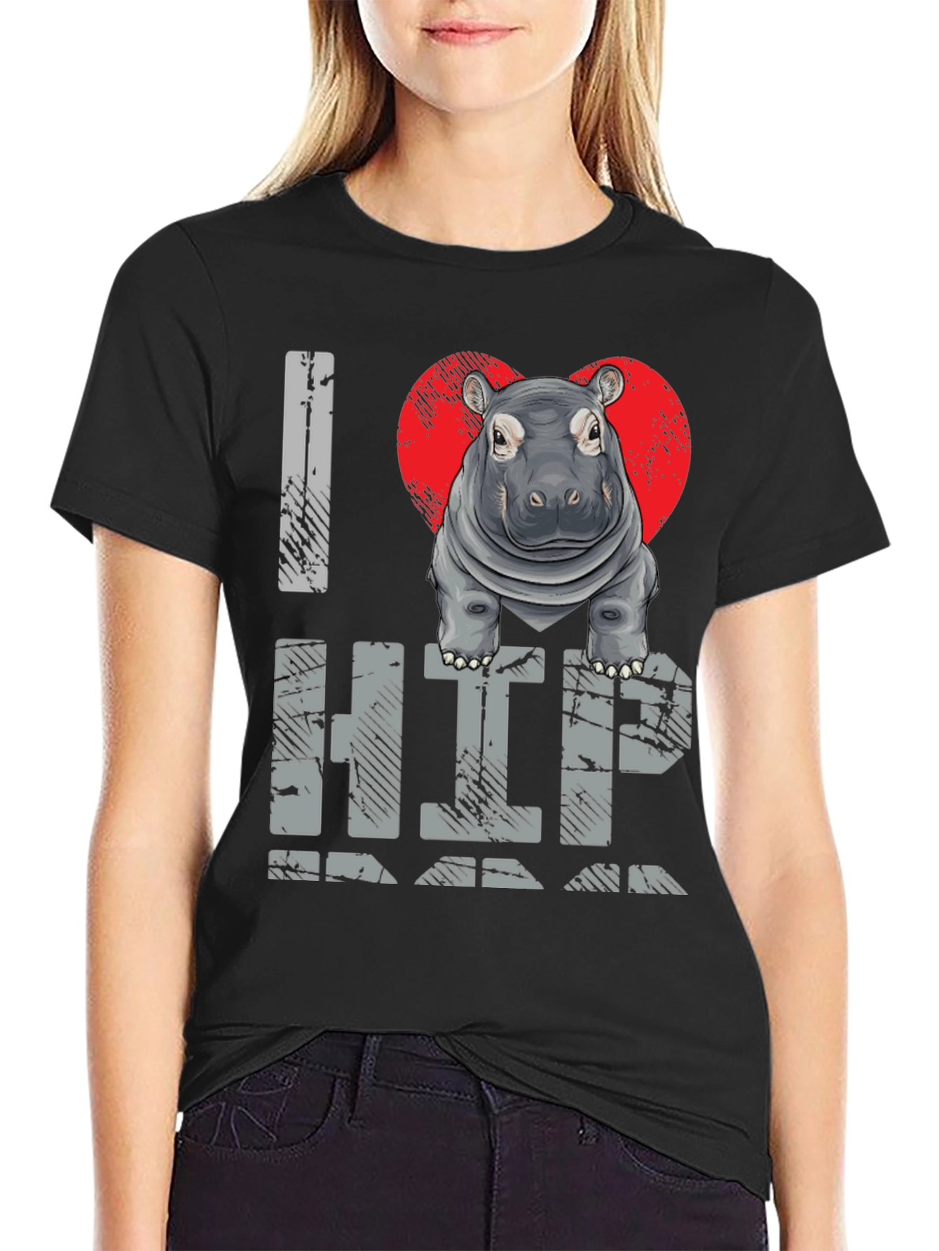 I Heart Hippo T-Shirt - Unisex Graphic Tee