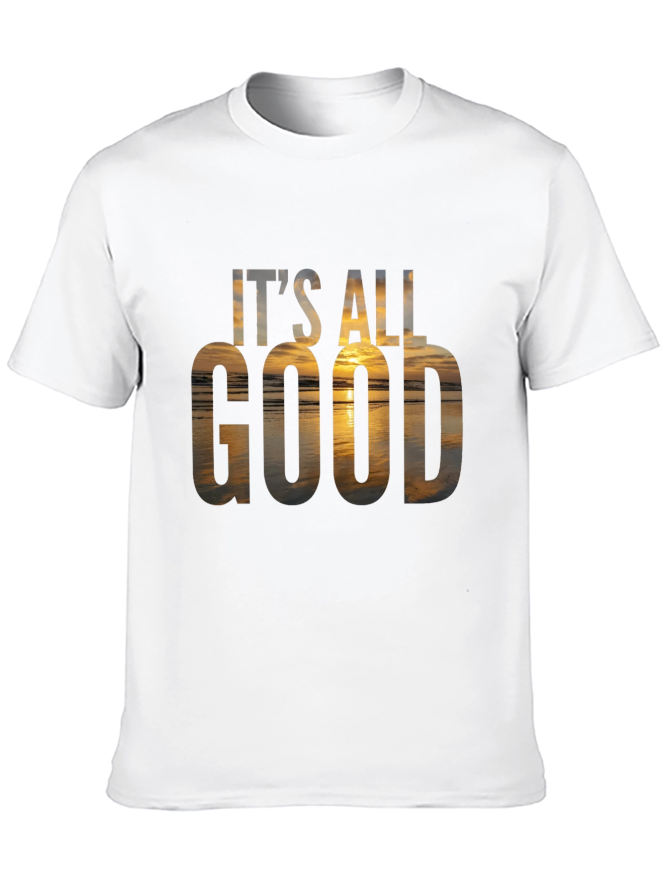 Its All Good Graphic Tee - Beach Sunset T-Shirt