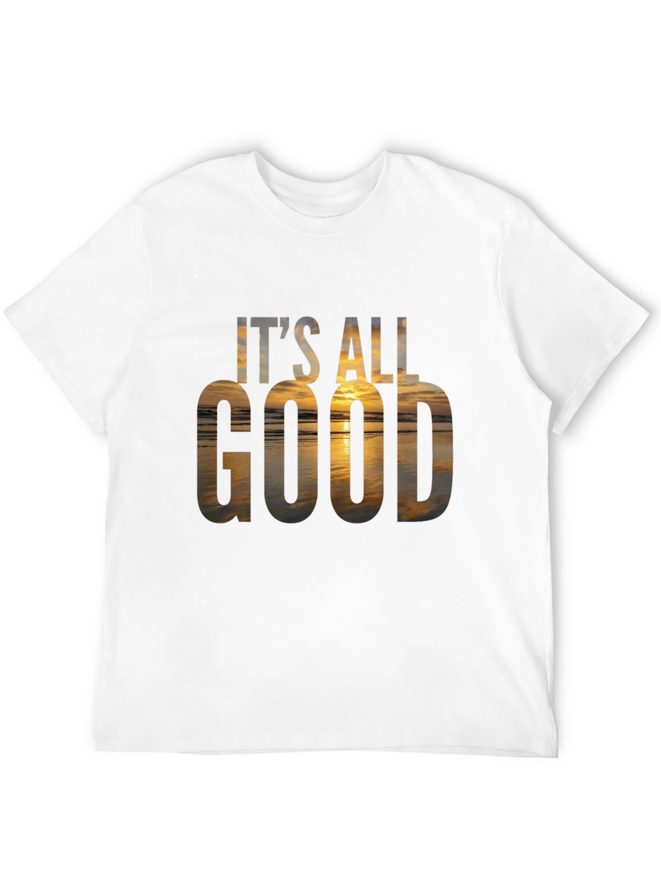 Its All Good Graphic Tee - Beach Sunset T-Shirt