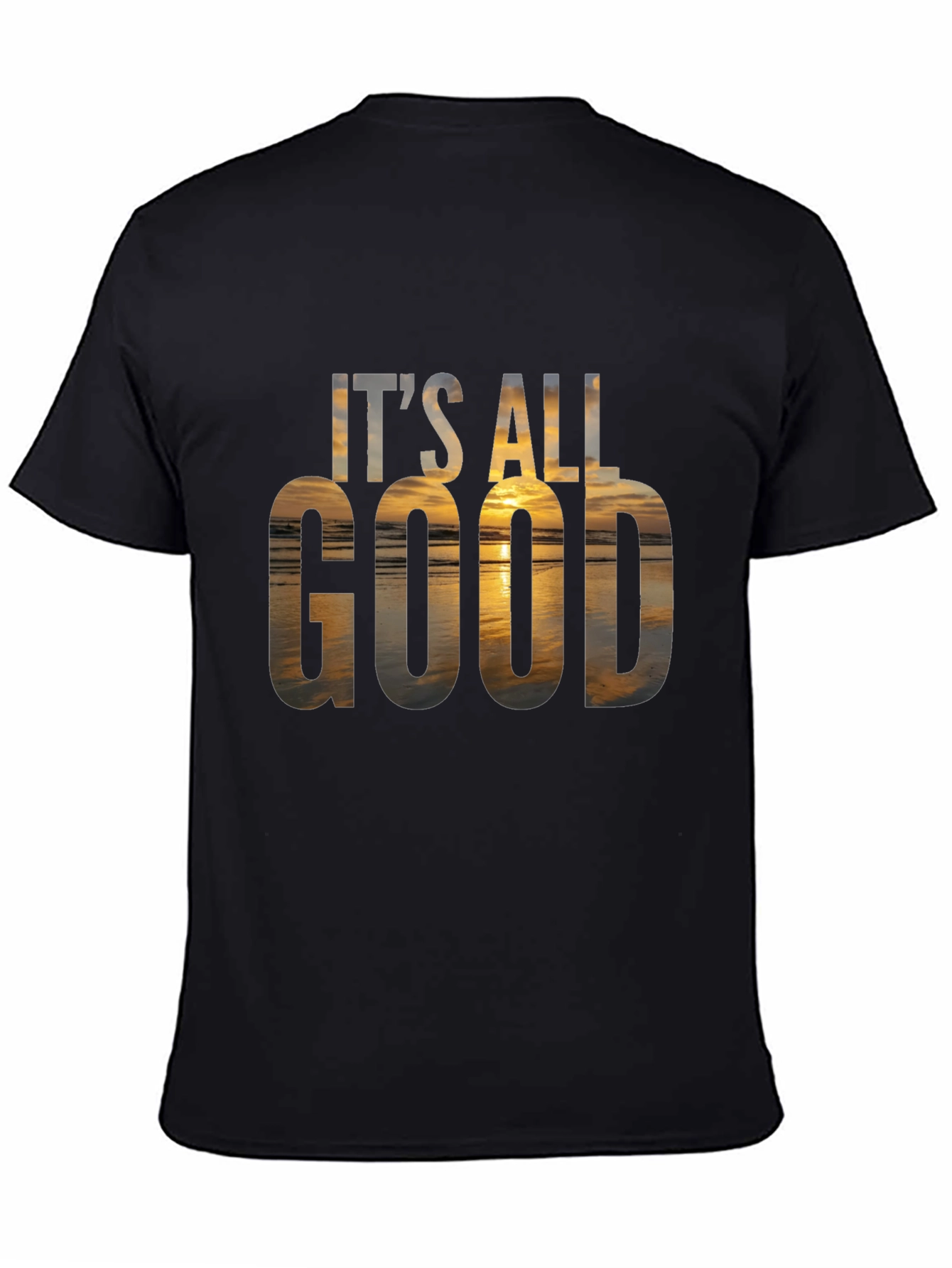 Its All Good Graphic Tee - Beach Sunset T-Shirt