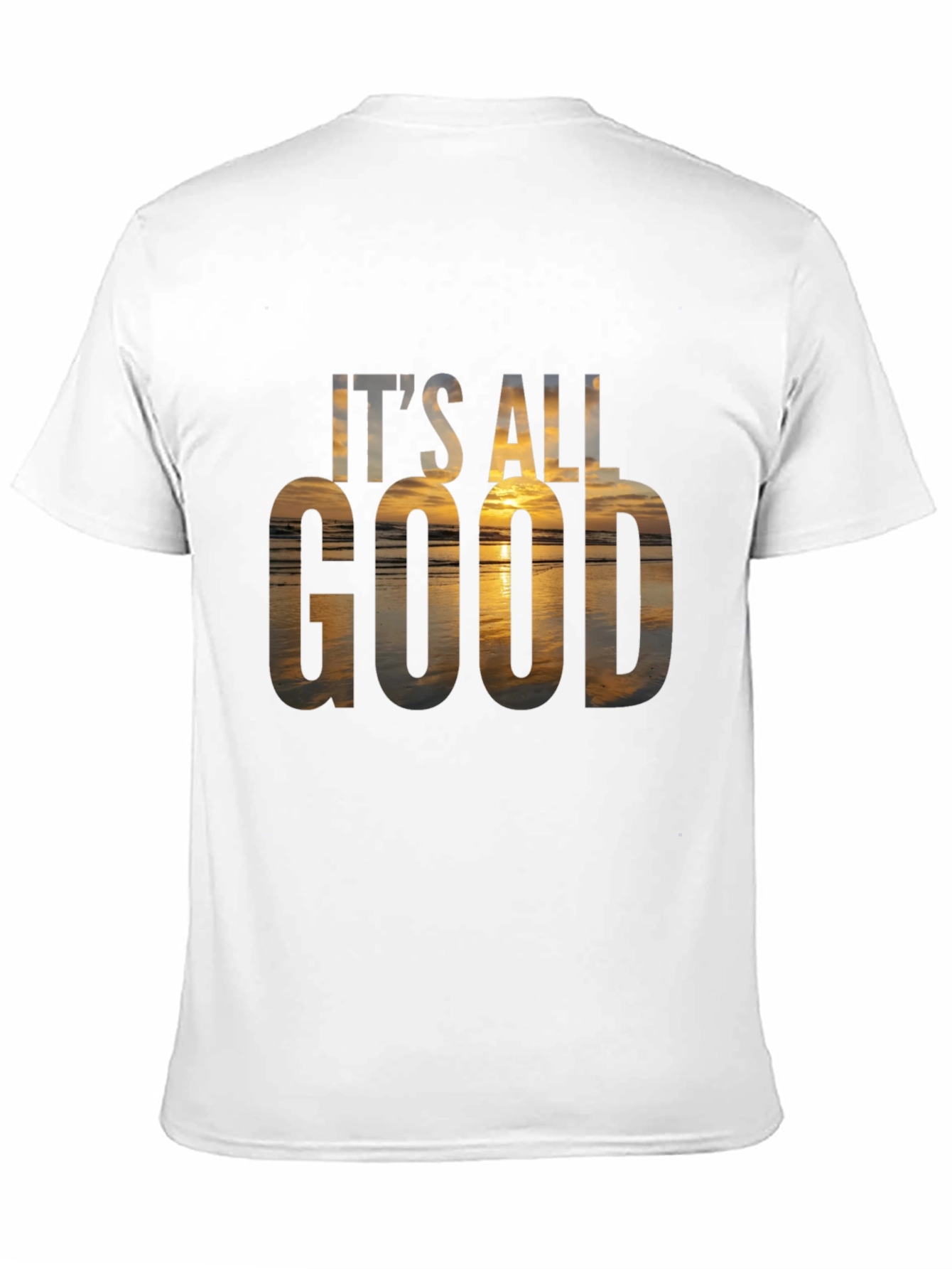 Its All Good Graphic Tee - Beach Sunset T-Shirt