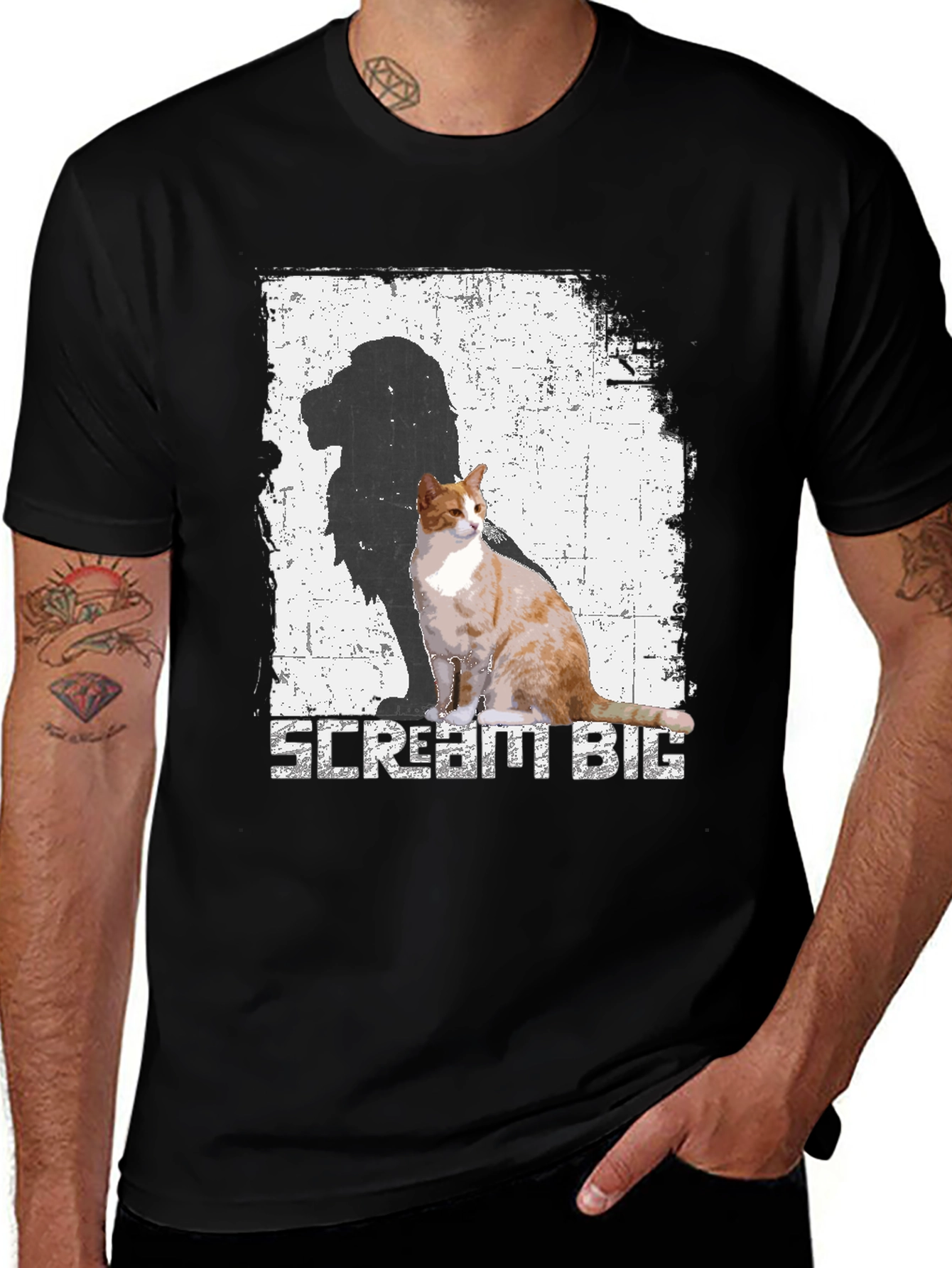 Scream Big Cat Lion T-Shirt