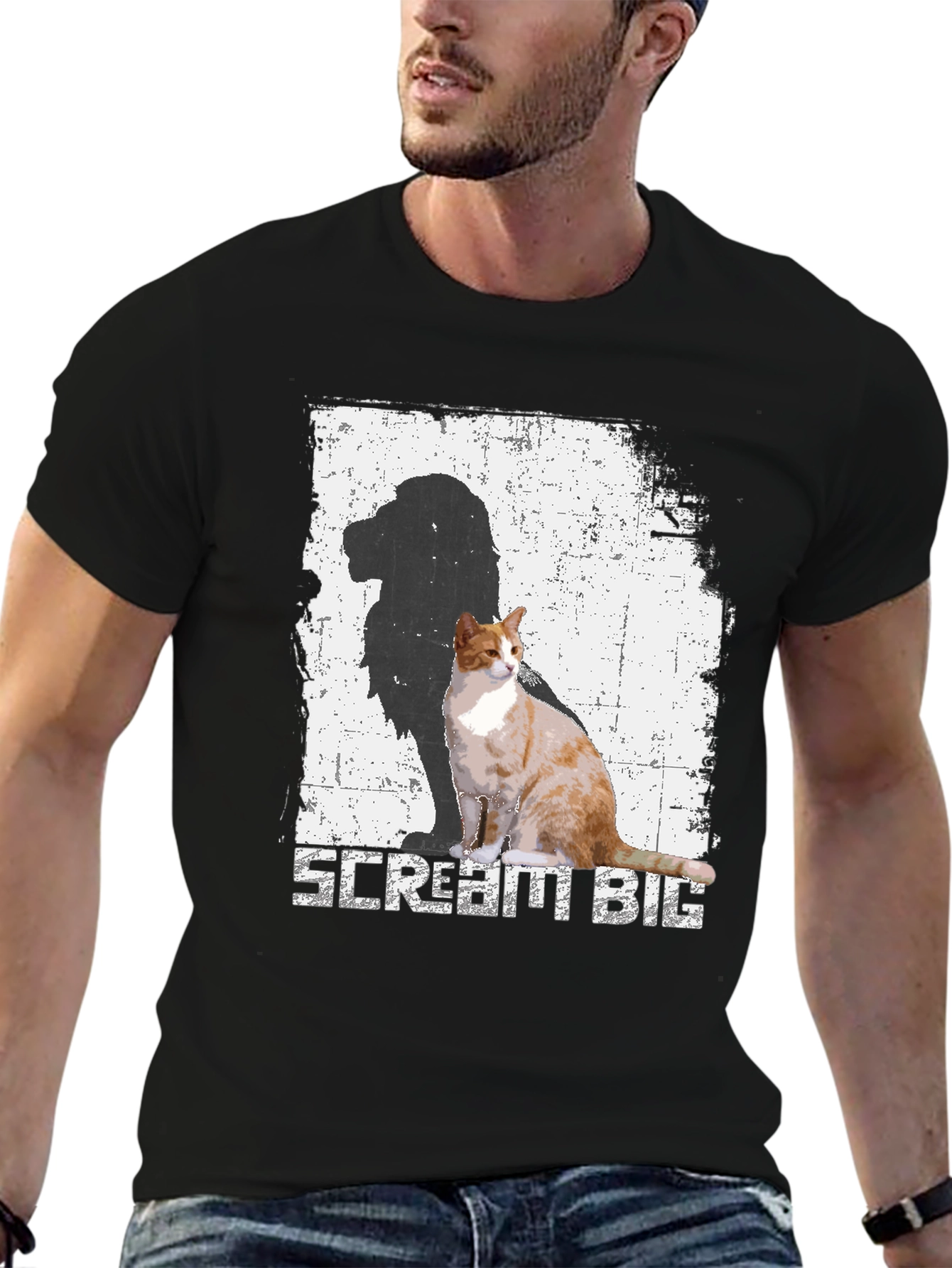 Scream Big Cat Lion T-Shirt