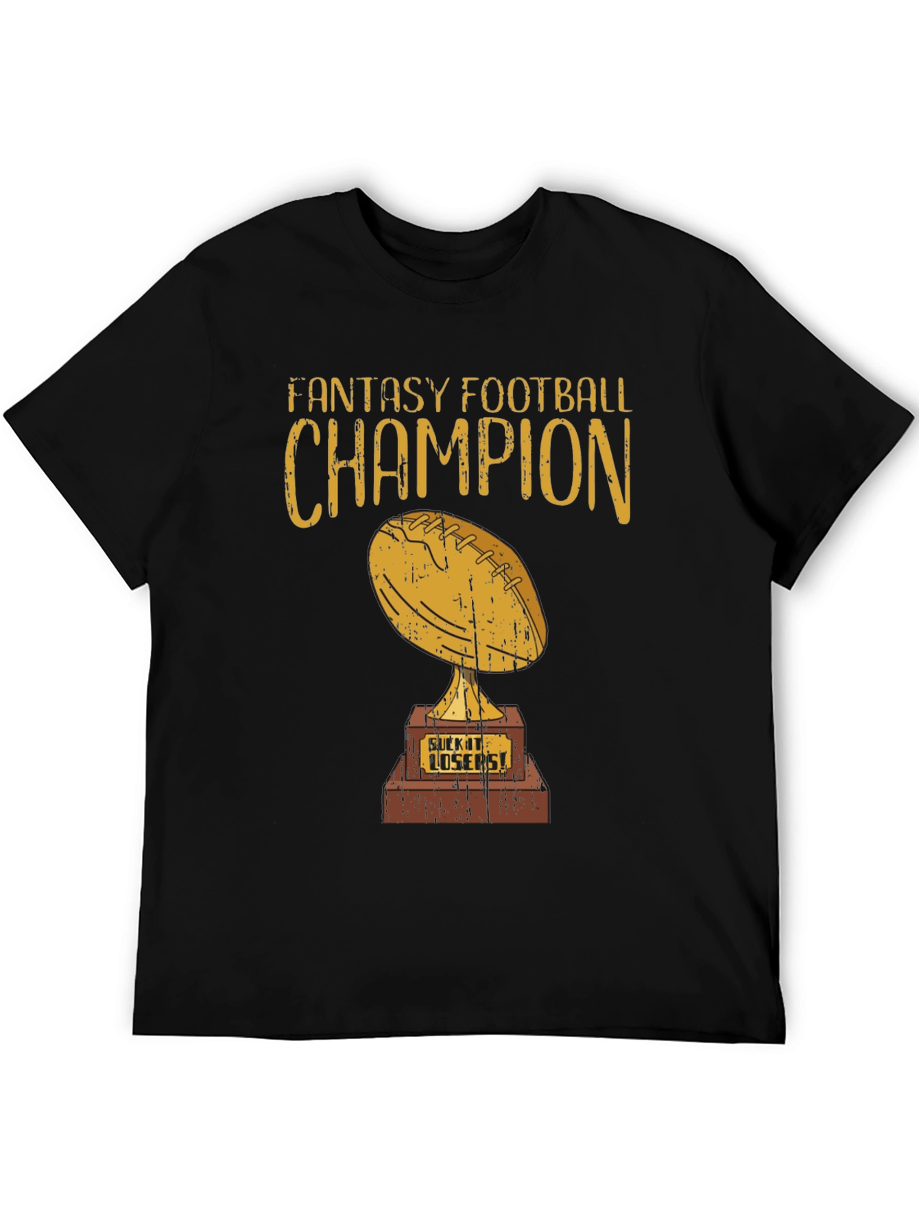 Fantasy Football Champion Trophy Graphic Tee