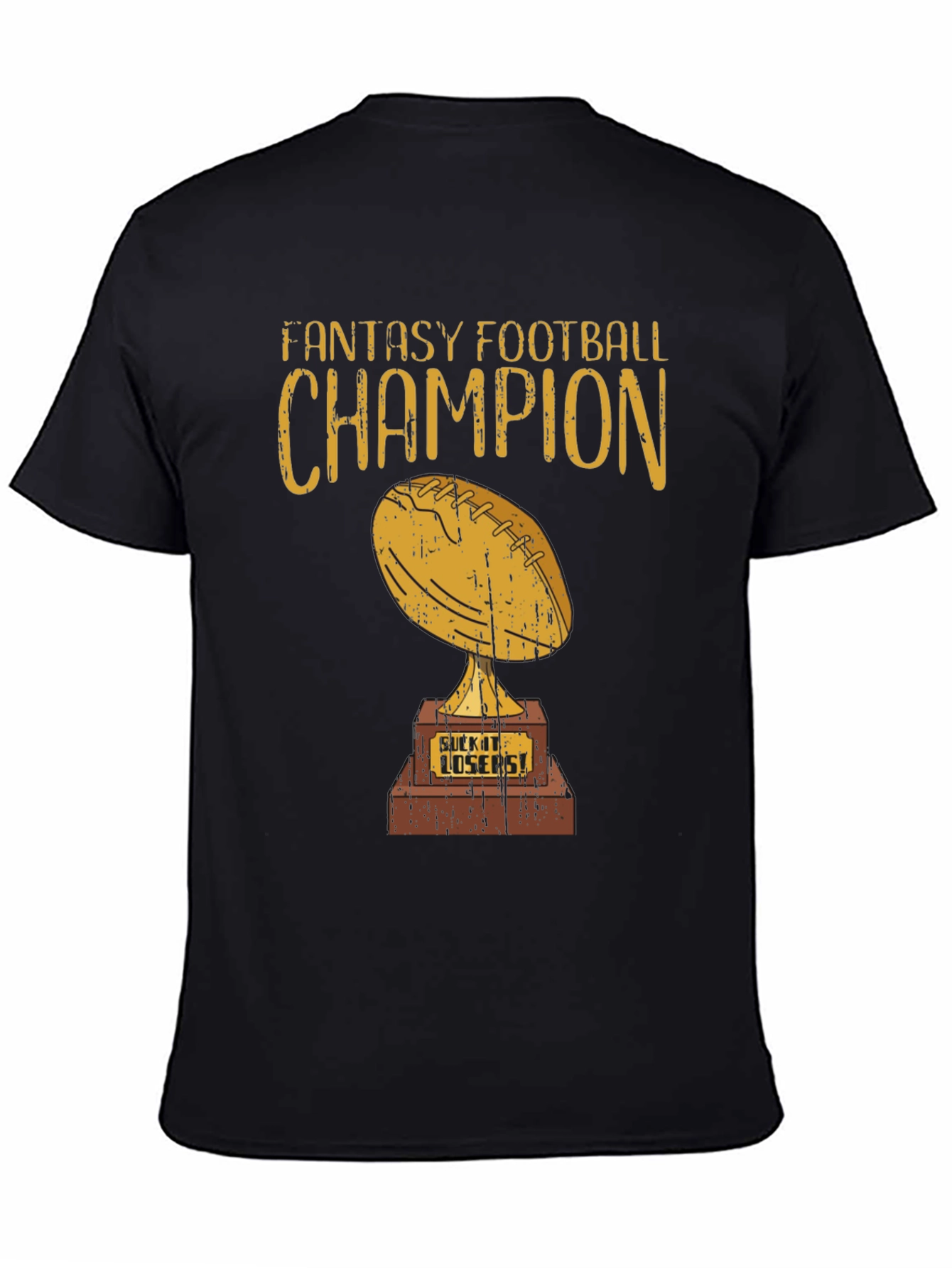 Fantasy Football Champion Trophy Graphic Tee